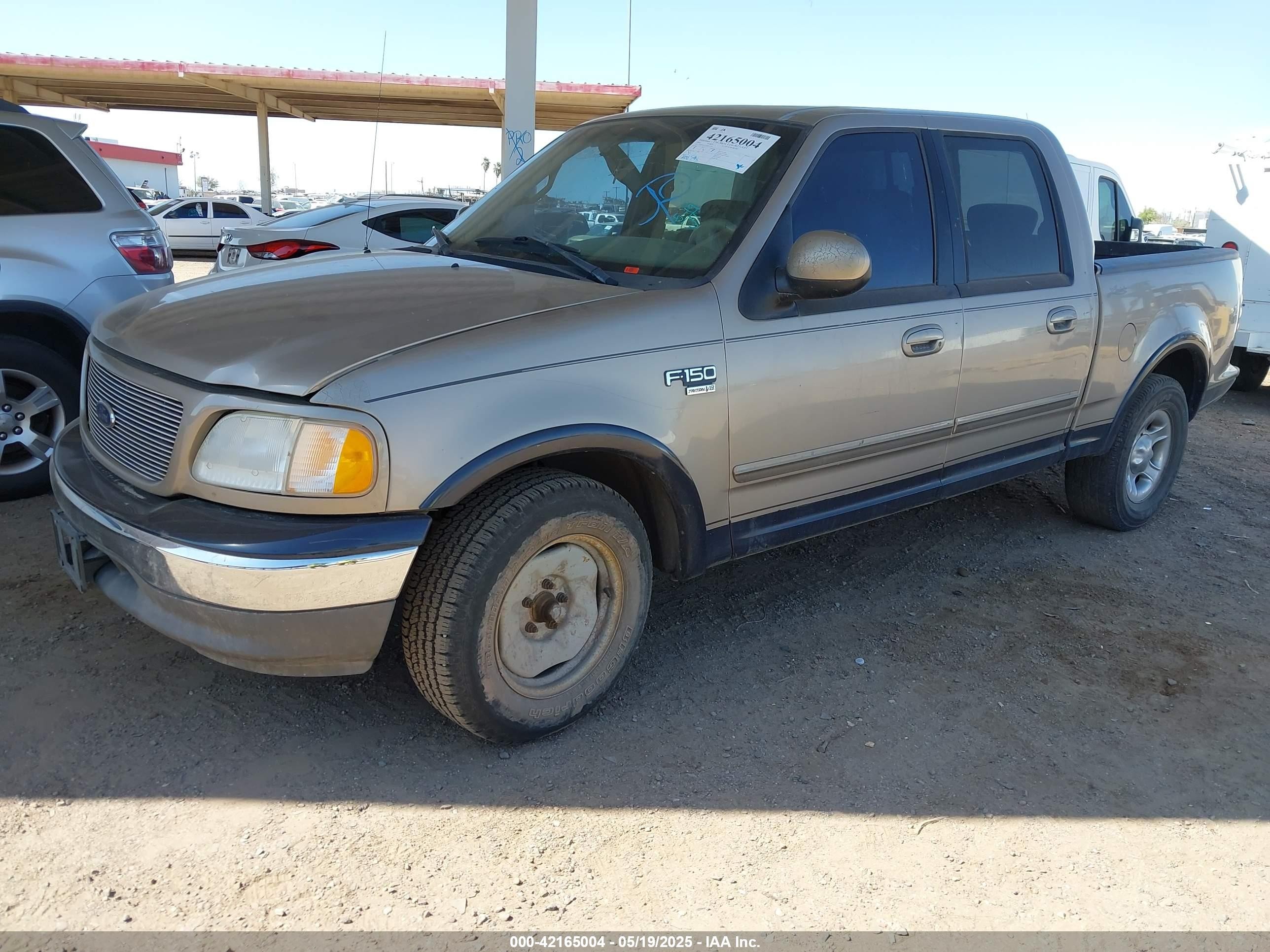 2001 Ford F-150 Supercrew Harley-davidson Edition/king Ranch Edition/lariat/xlt Brown vin: 1FTRW07L51KB76702