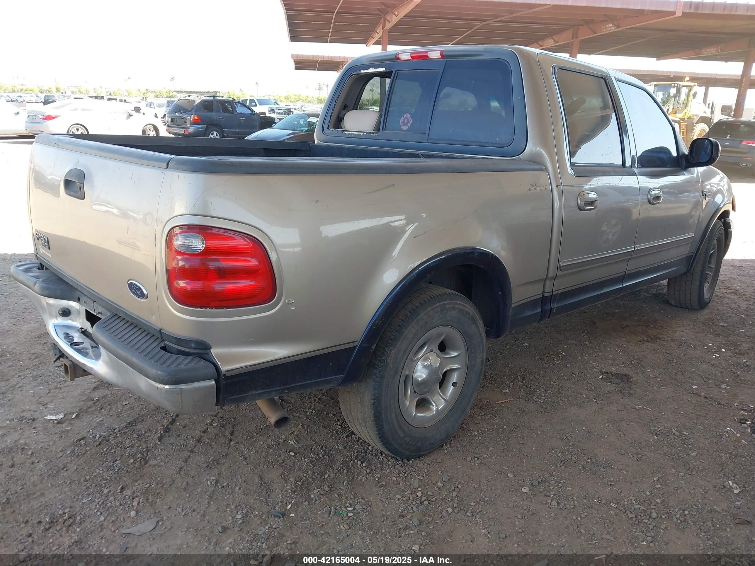 2001 Ford F-150 Supercrew Harley-davidson Edition/king Ranch Edition/lariat/xlt Brown vin: 1FTRW07L51KB76702