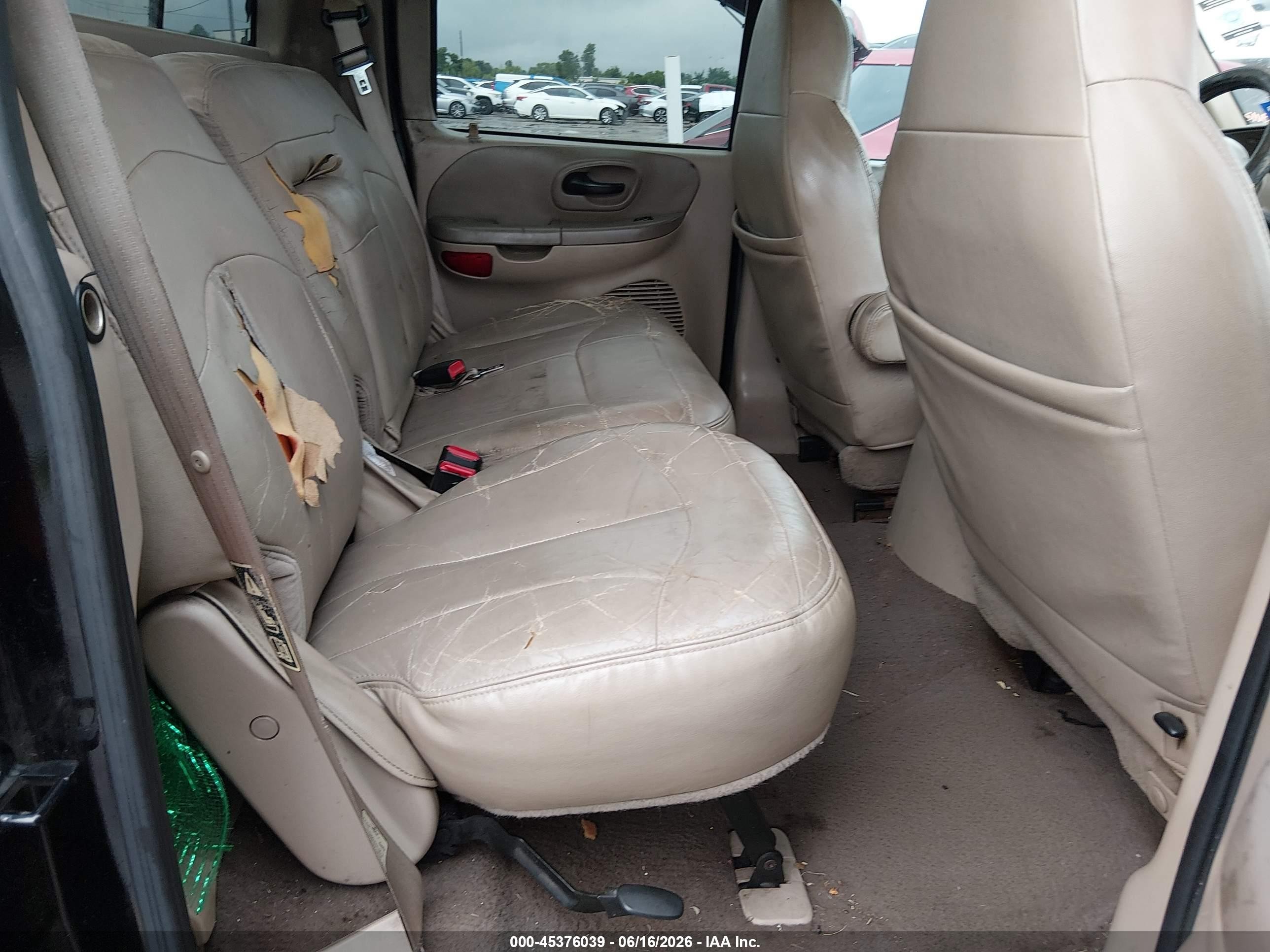 2001 Ford F-150 Harley-davidson Edition/king Ranch Edition/lariat/xlt Черный vin: 1FTRW07L51KD52857