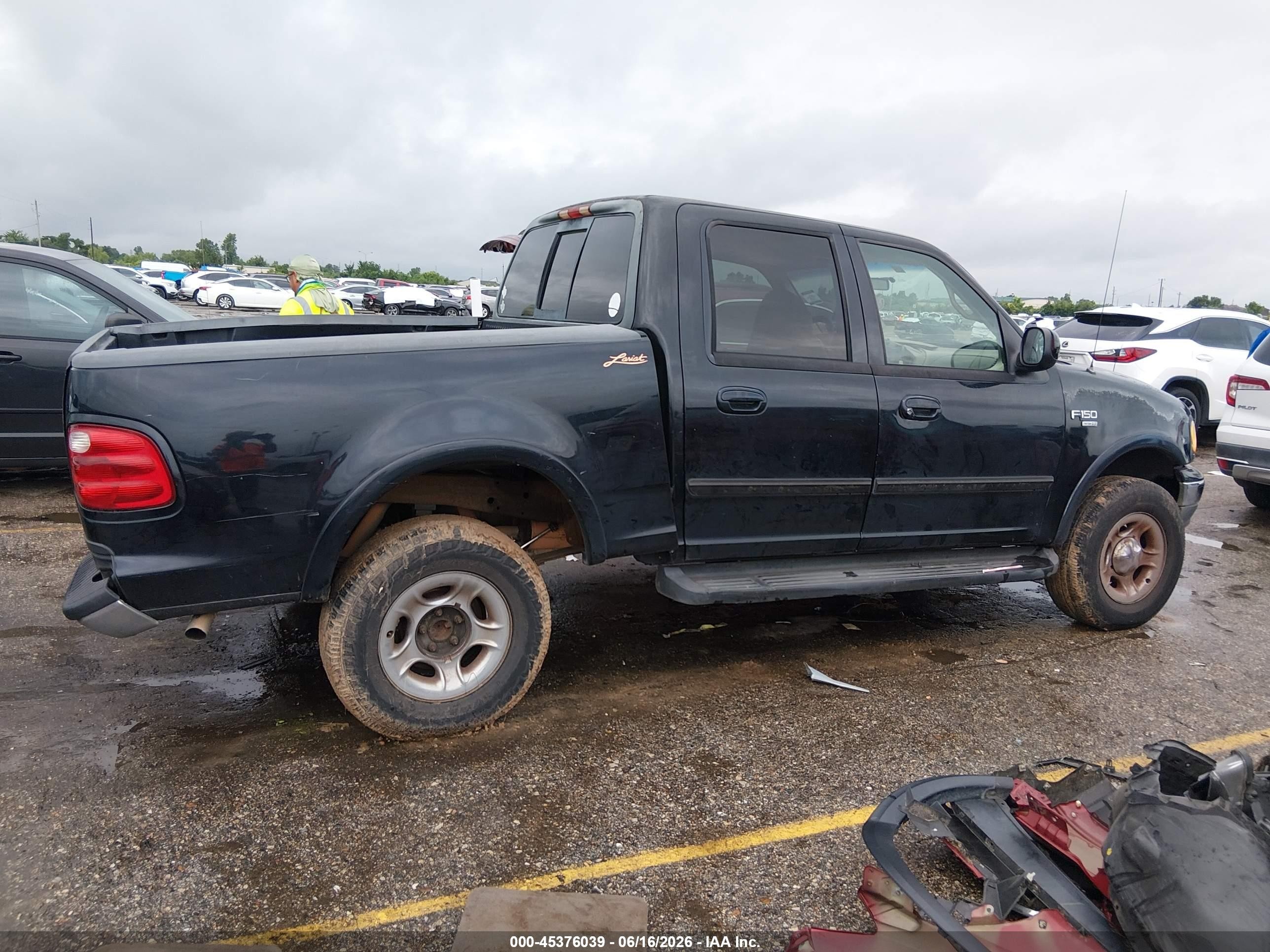 2001 Ford F-150 Harley-davidson Edition/king Ranch Edition/lariat/xlt Черный vin: 1FTRW07L51KD52857