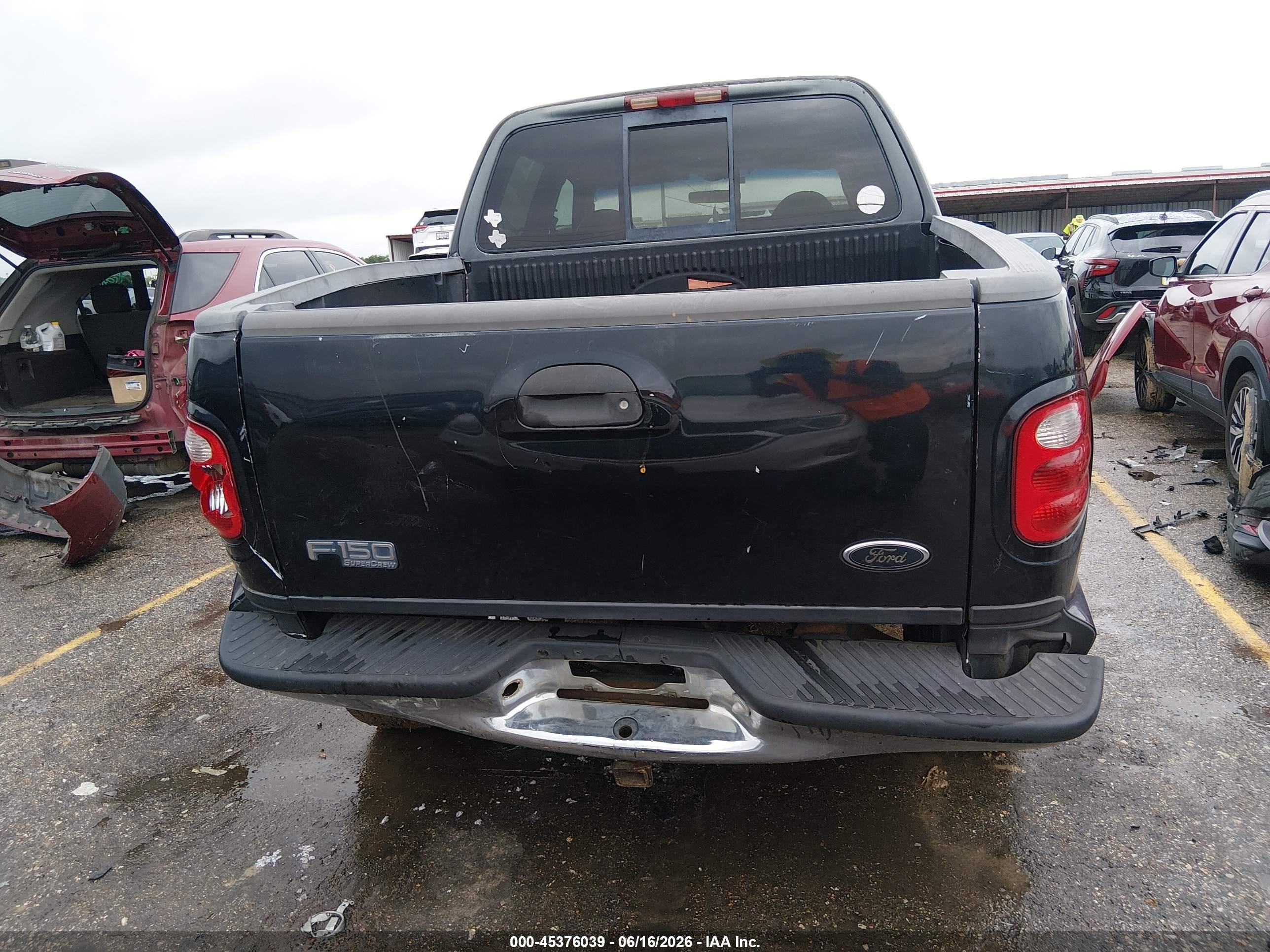 2001 Ford F-150 Harley-davidson Edition/king Ranch Edition/lariat/xlt Черный vin: 1FTRW07L51KD52857
