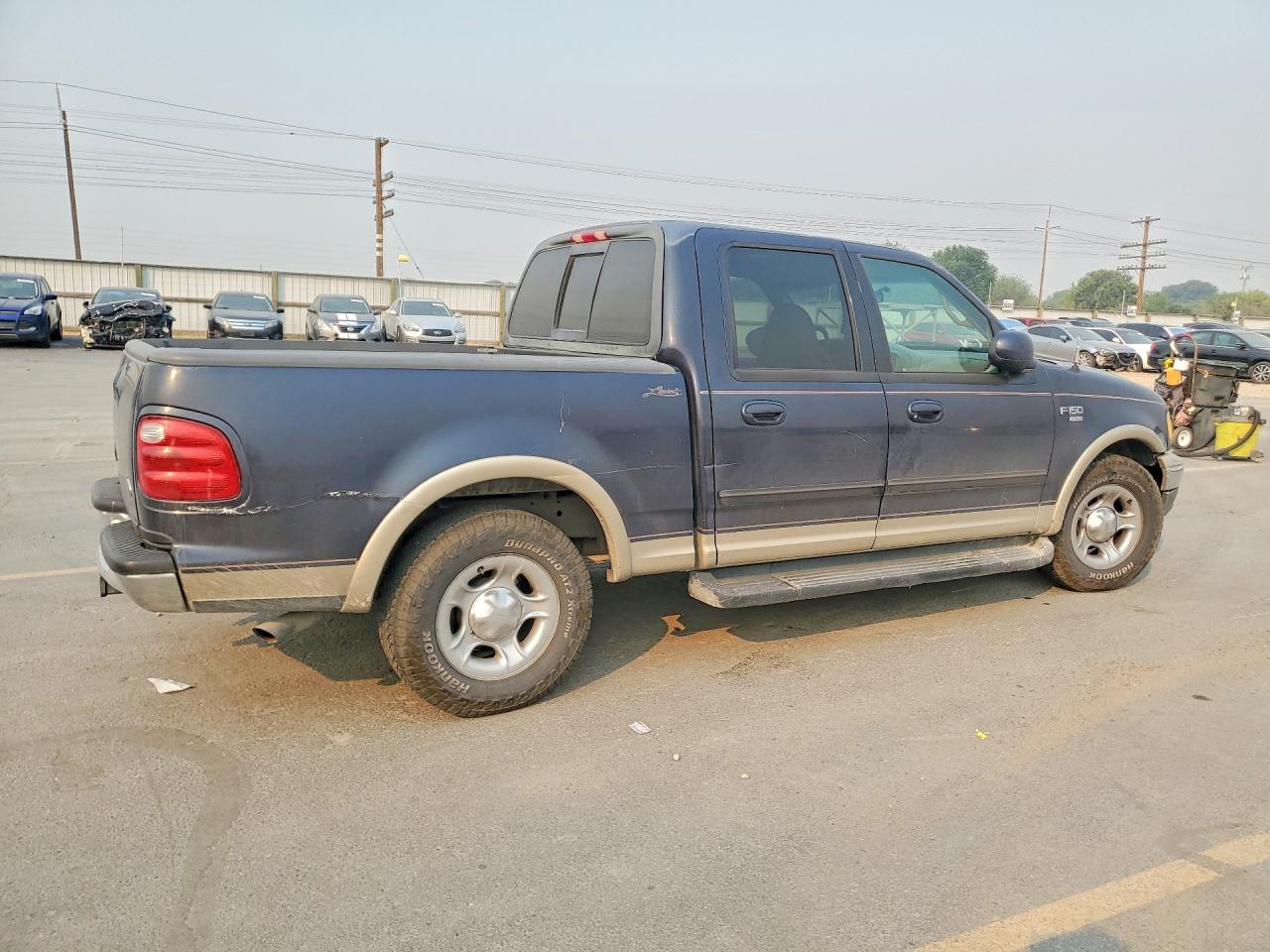 2001 Ford F150 Supercrew Blue vin: 1FTRW07L51KD68170