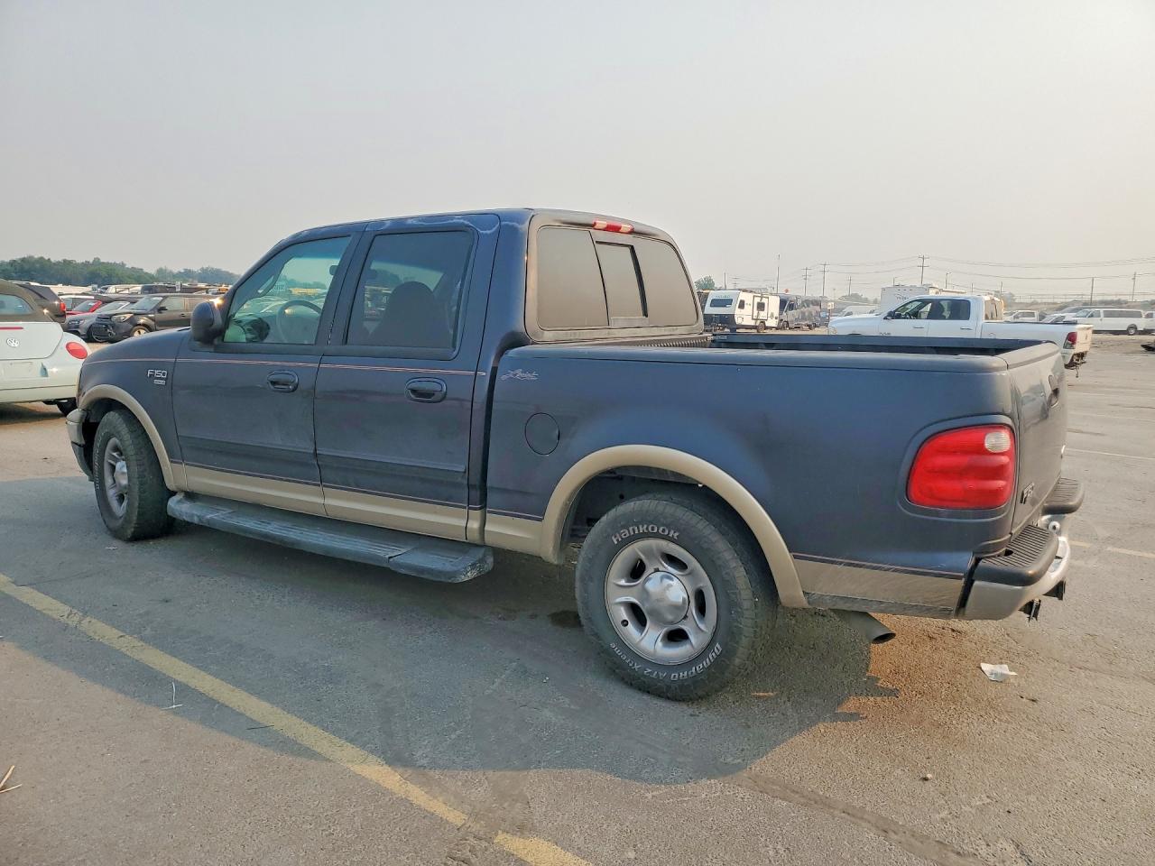 2001 Ford F150 Supercrew Blue vin: 1FTRW07L51KD68170