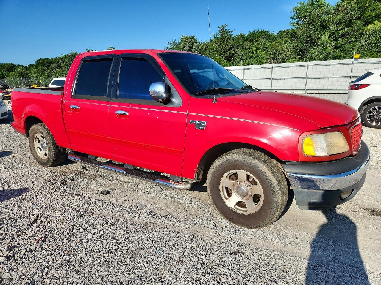 2001 Ford F-150 Supercrew Red vin: 1FTRW07L51KD78620