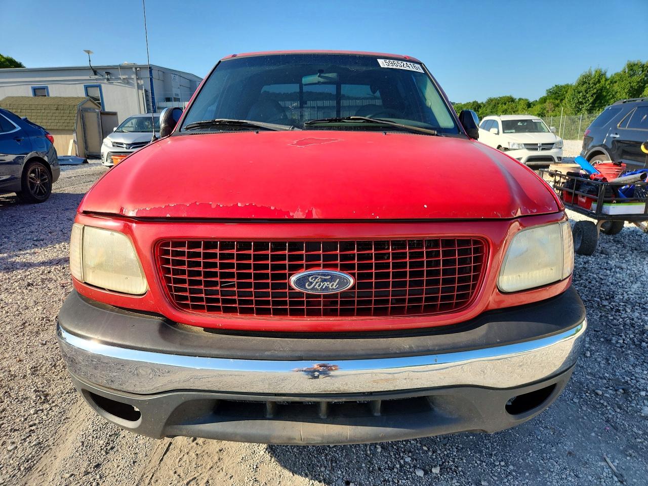 2001 Ford F-150 Supercrew Red vin: 1FTRW07L51KD78620