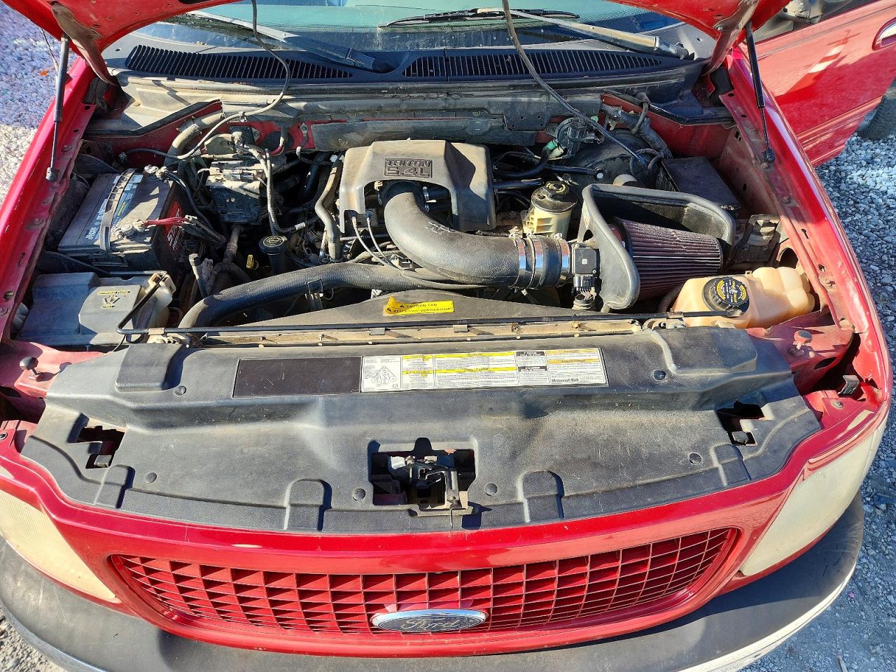 2001 Ford F-150 Supercrew Red vin: 1FTRW07L51KD78620