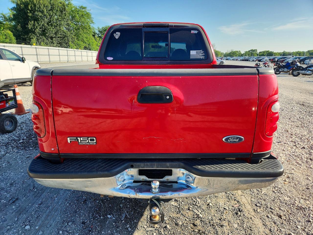 2001 Ford F-150 Supercrew Red vin: 1FTRW07L51KD78620