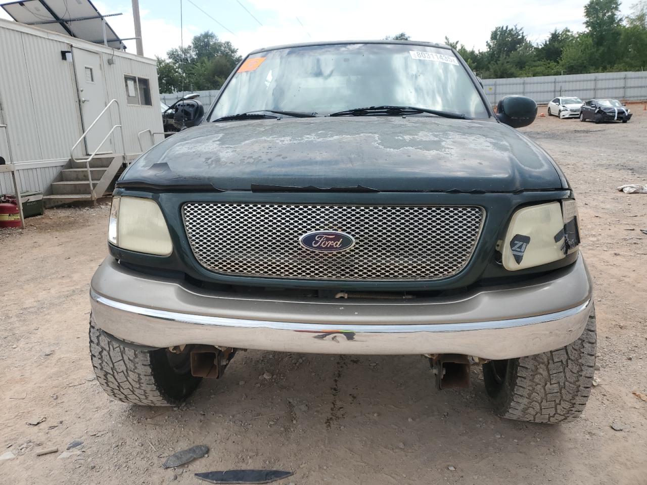 2001 Ford F150 Supercrew Green vin: 1FTRW07L51KE52229