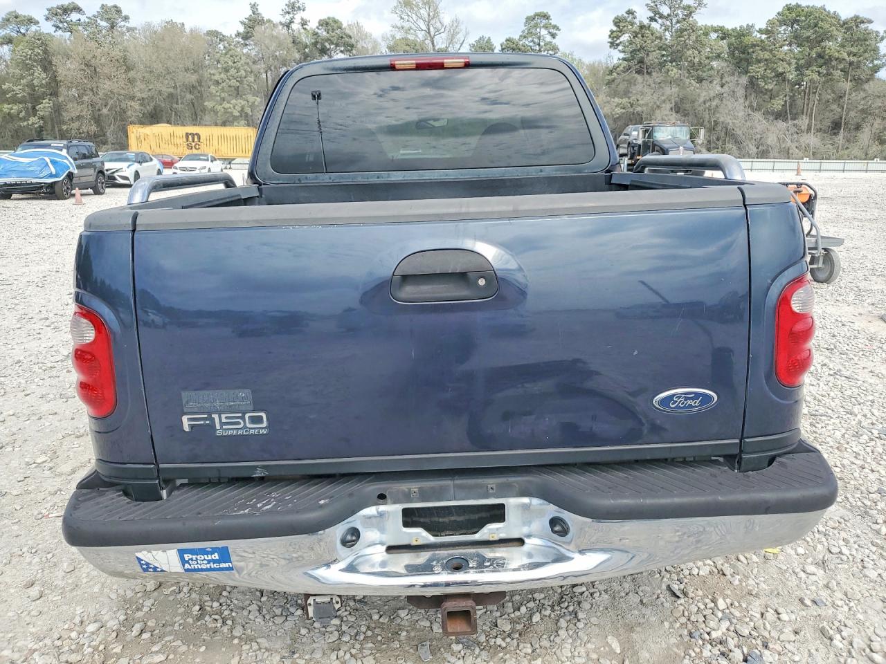 2001 Ford F150 Supercrew Blue vin: 1FTRW07L51KE55986