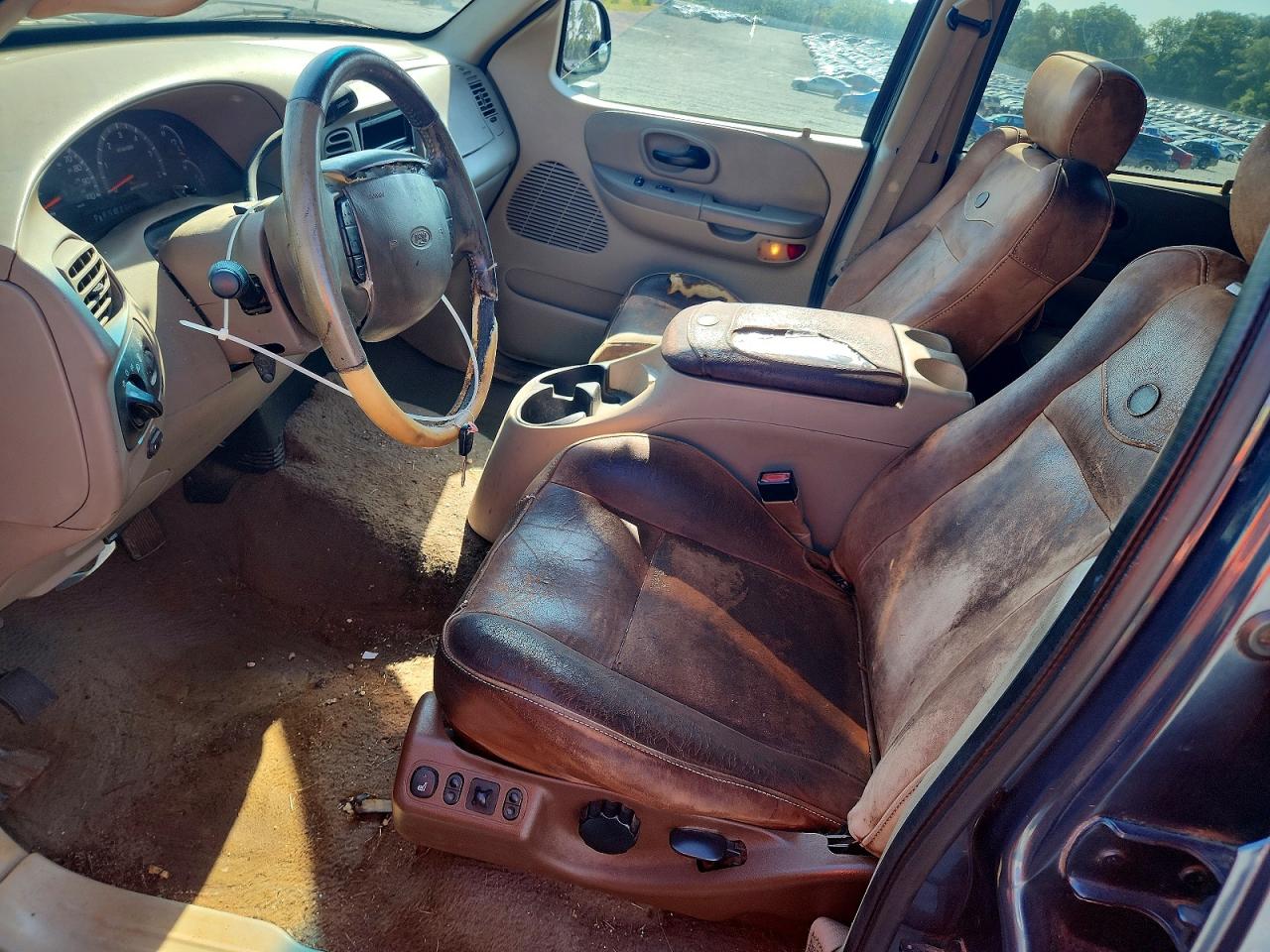 2002 Ford F150 Supercrew Blue vin: 1FTRW07L52KB35245