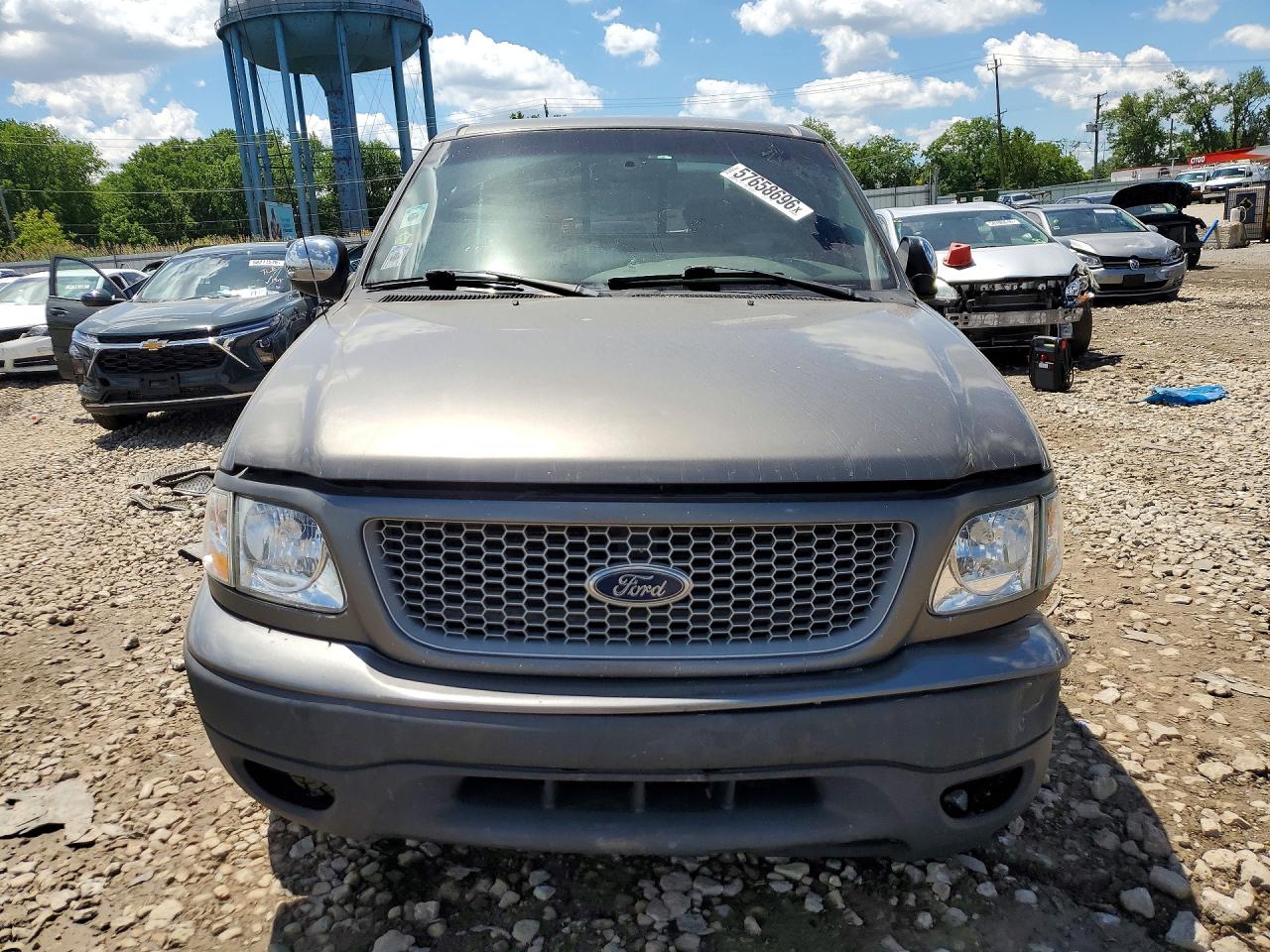 2002 Ford F150 Supercrew Серый vin: 1FTRW07L52KC81211