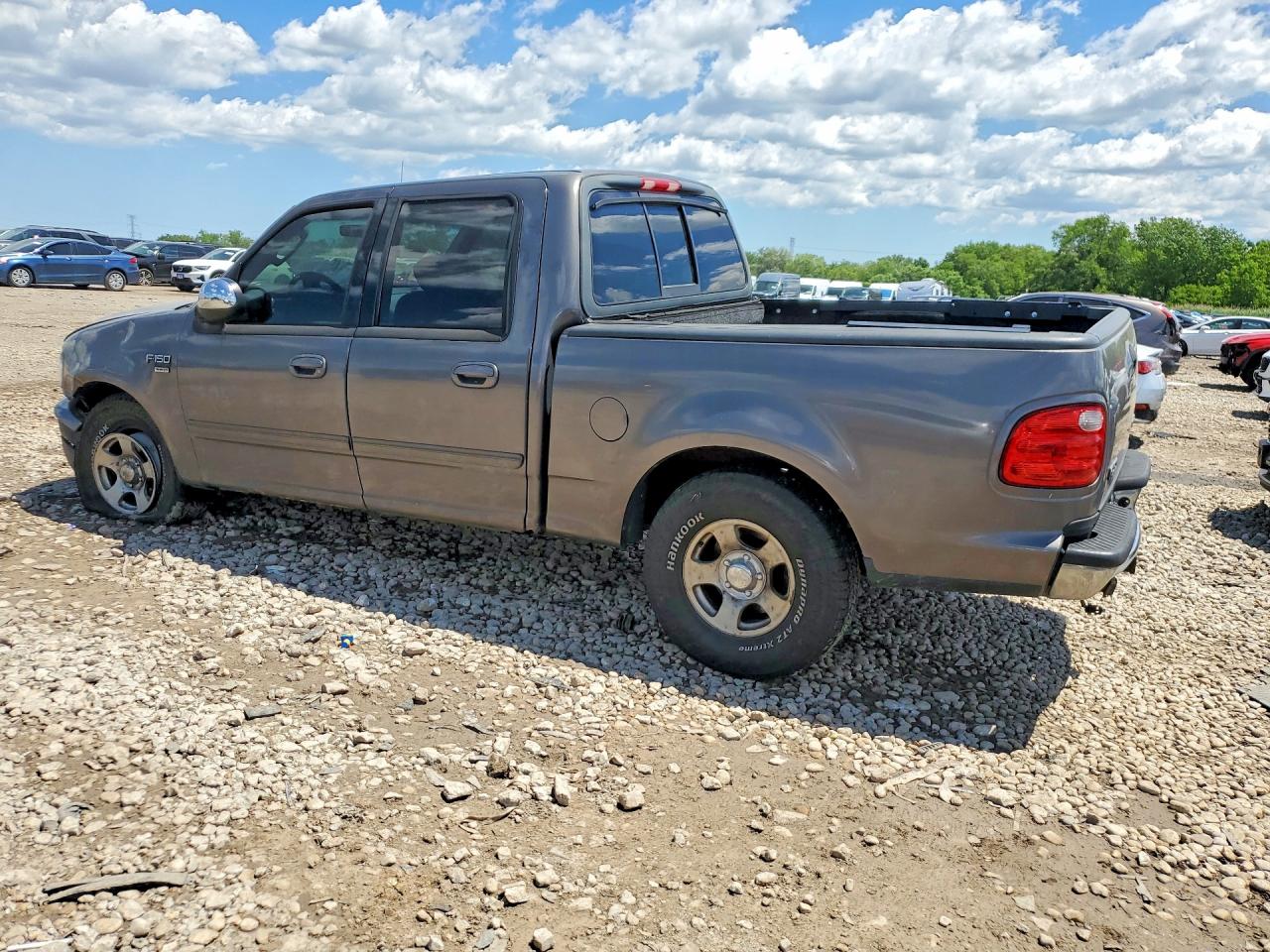 2002 Ford F150 Supercrew Серый vin: 1FTRW07L52KC81211