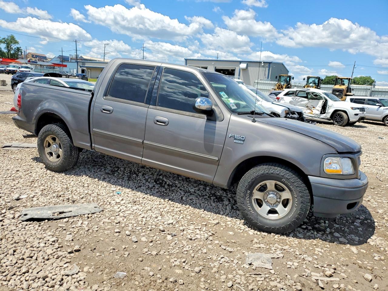 2002 Ford F150 Supercrew Серый vin: 1FTRW07L52KC81211