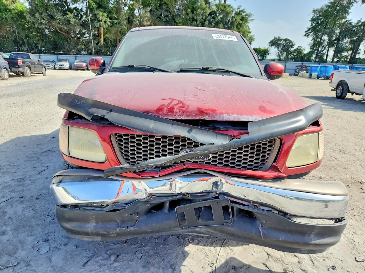 2002 Ford F150 Red vin: 1FTRW07L52KE19703