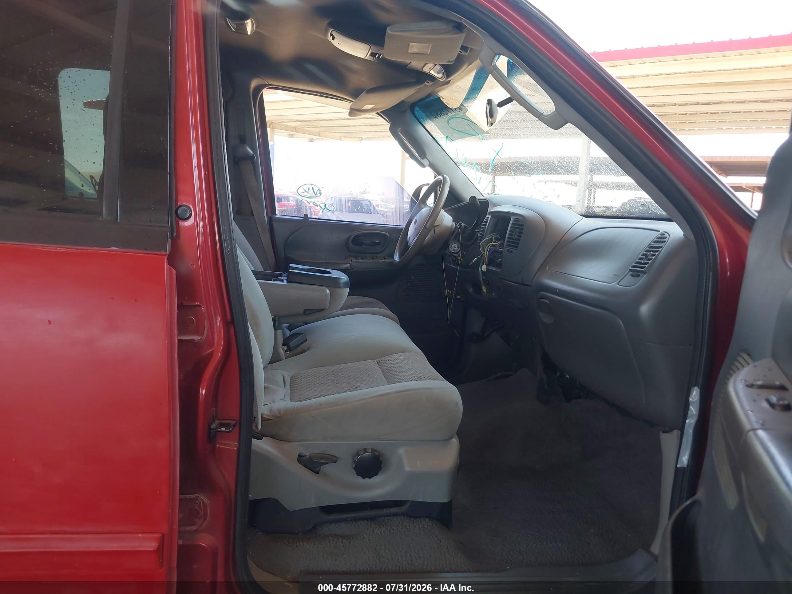 2002 Ford F-150 Lariat/xlt Red vin: 1FTRW07L52KE23976