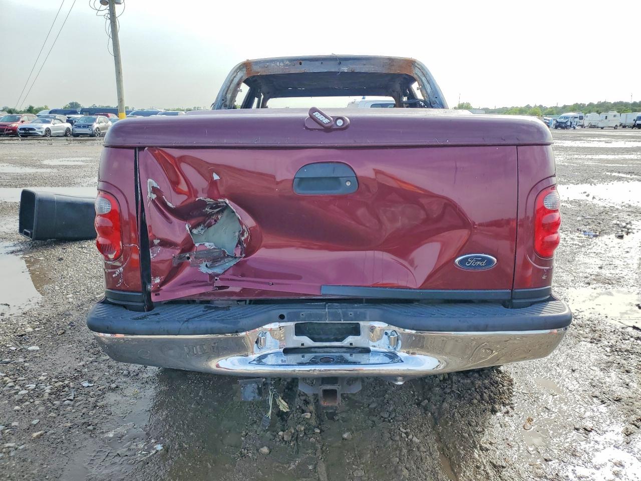 2003 Ford F150 Supercrew Maroon vin: 1FTRW07L53KA16564