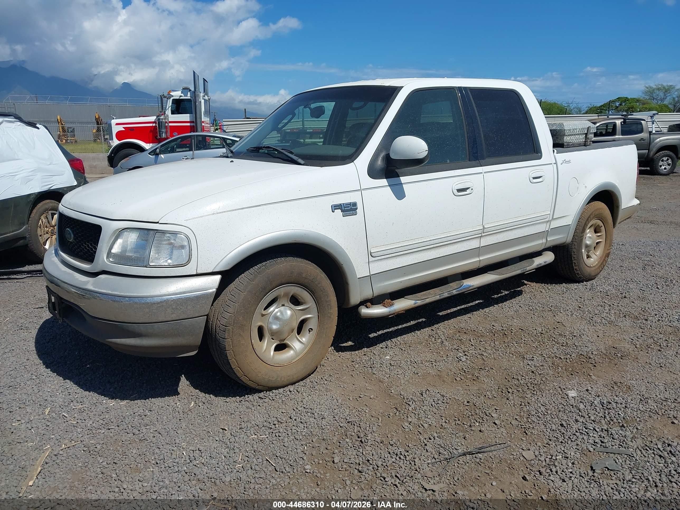 2003 Ford F-150 Lariat/xlt Белый vin: 1FTRW07L53KA66932