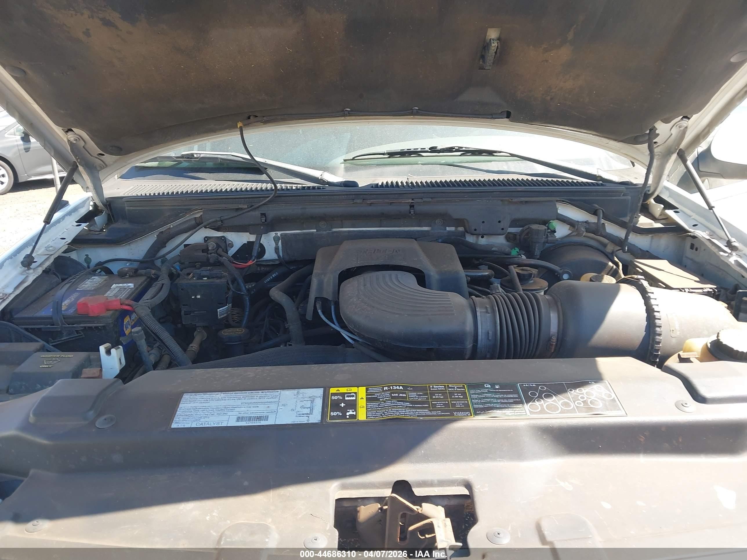 2003 Ford F-150 Lariat/xlt Белый vin: 1FTRW07L53KA66932