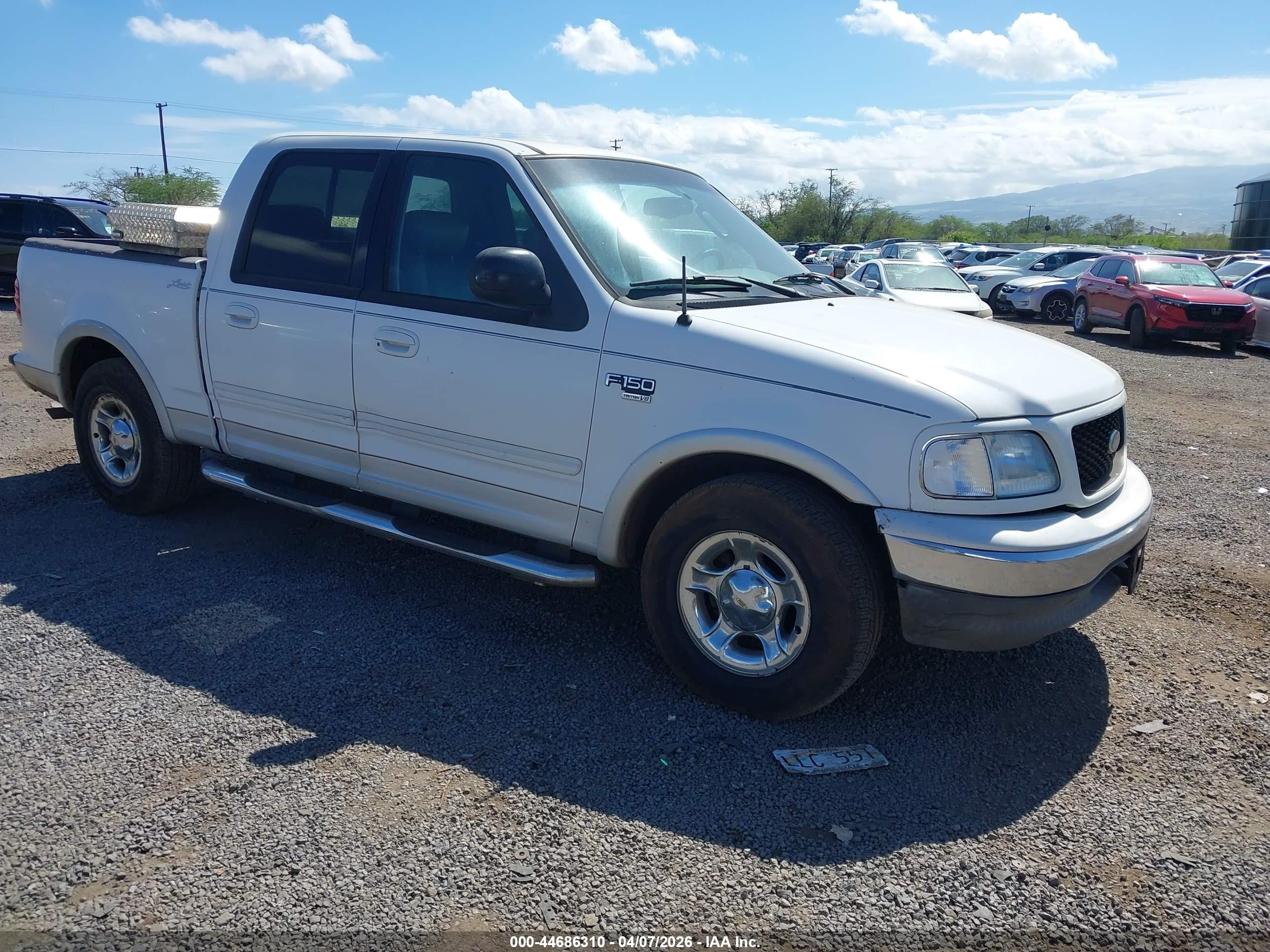 2003 Ford F-150 Lariat/xlt Белый vin: 1FTRW07L53KA66932
