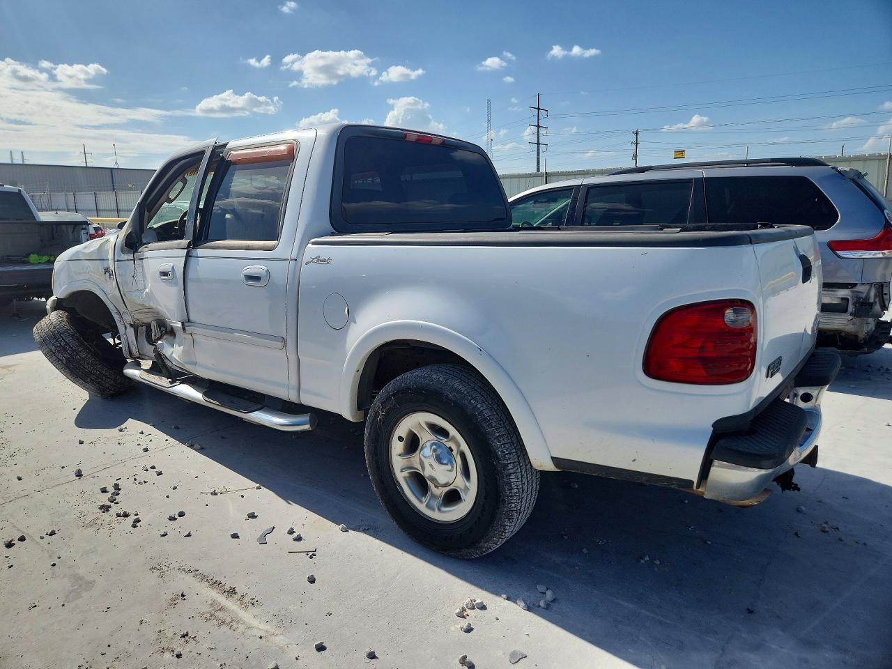 2003 Ford F150 Supercrew White vin: 1FTRW07L53KB20486