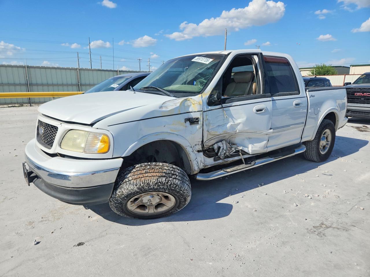 2003 Ford F150 Supercrew White vin: 1FTRW07L53KB20486