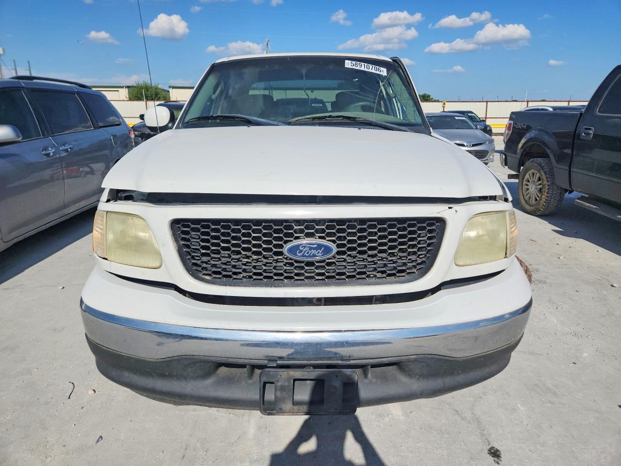 2003 Ford F150 Supercrew White vin: 1FTRW07L53KB20486