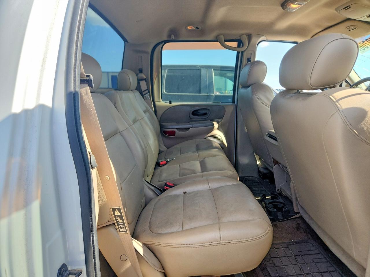 2003 Ford F150 Supercrew White vin: 1FTRW07L53KB20486