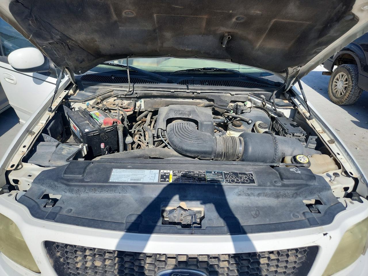 2003 Ford F150 Supercrew White vin: 1FTRW07L53KB20486