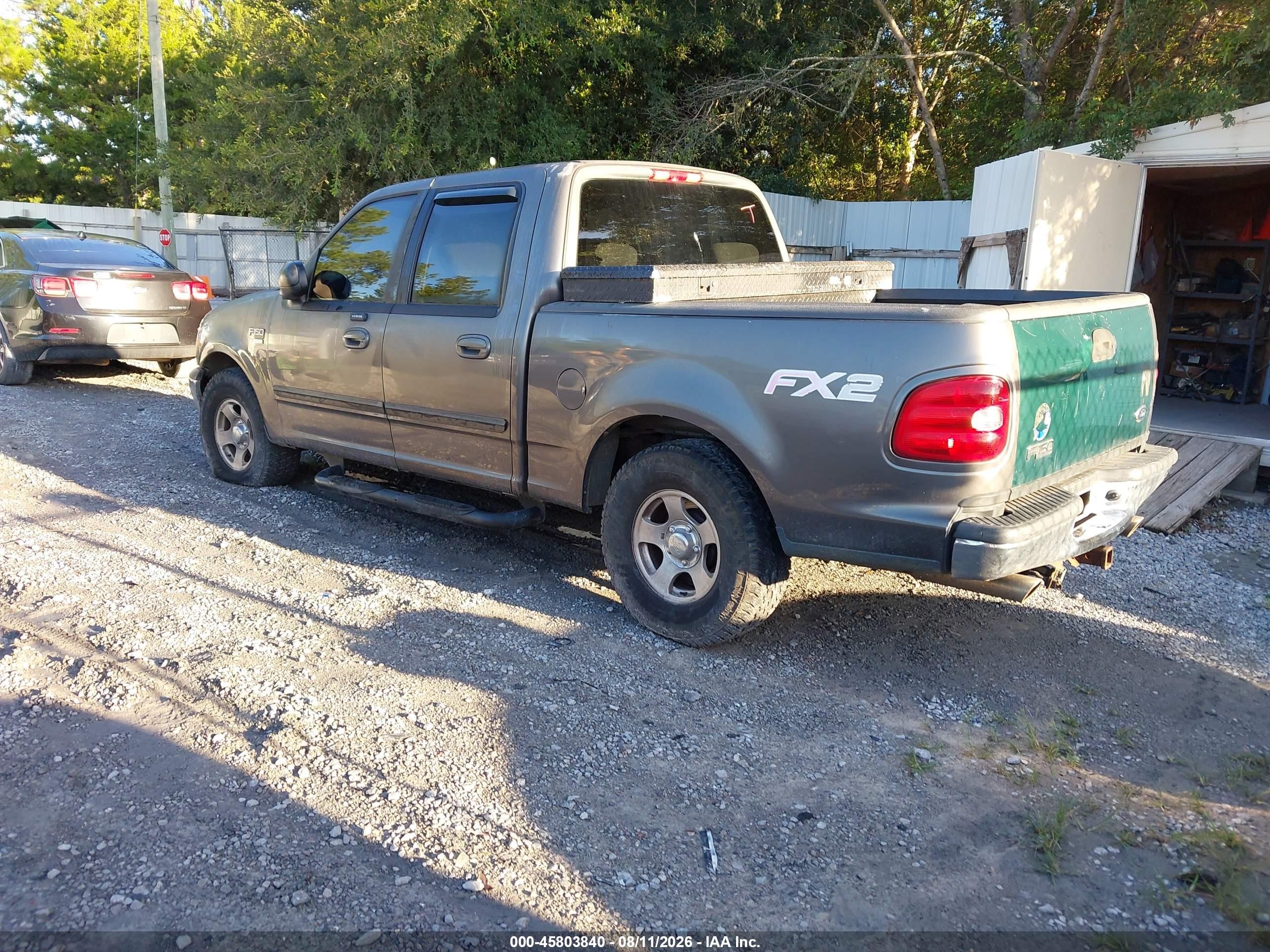 2003 Ford F-150 Lariat/xlt Gray vin: 1FTRW07L53KB28202