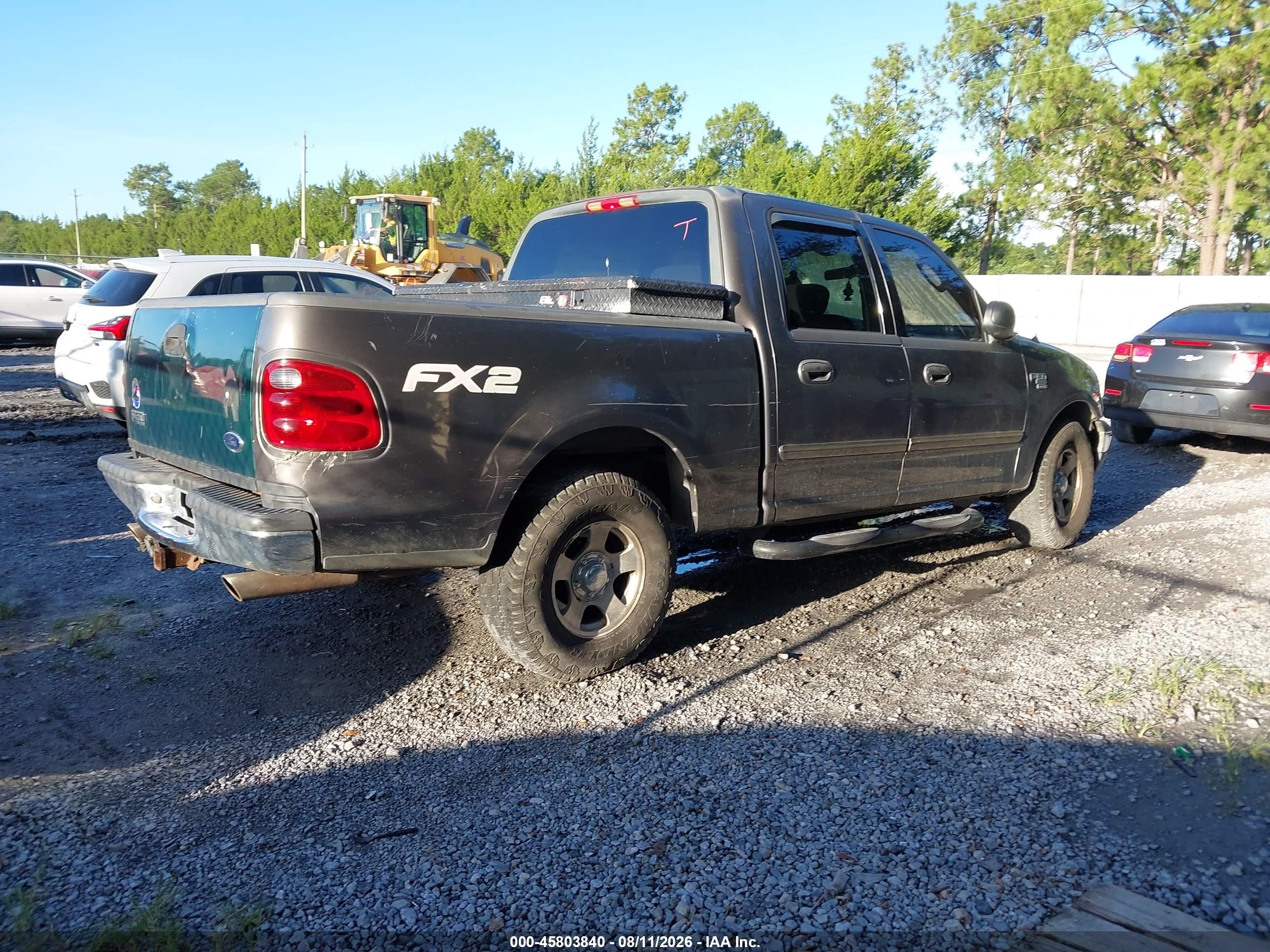 2003 Ford F-150 Lariat/xlt Gray vin: 1FTRW07L53KB28202
