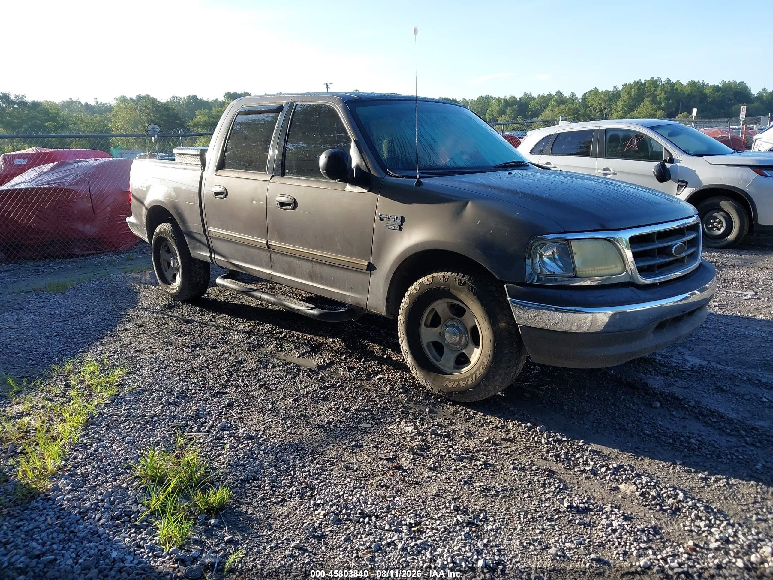 2003 Ford F-150 Lariat/xlt Gray vin: 1FTRW07L53KB28202