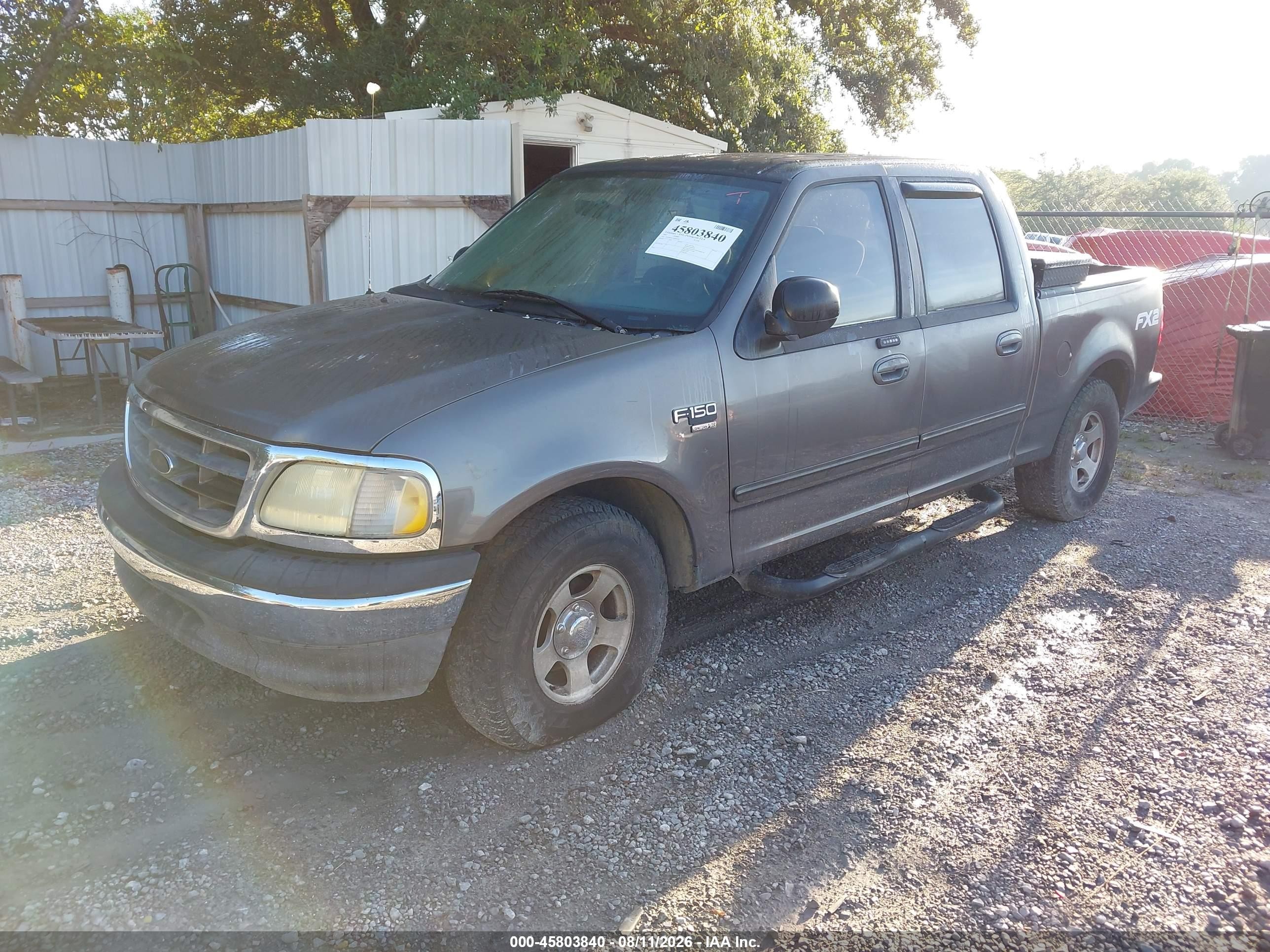 2003 Ford F-150 Lariat/xlt Gray vin: 1FTRW07L53KB28202