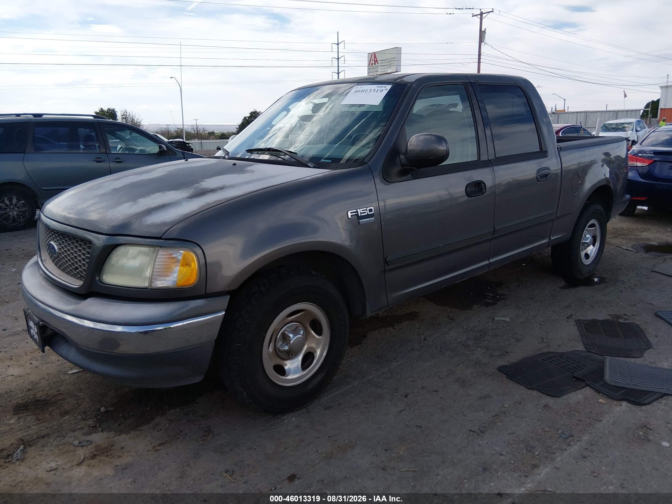 2003 Ford F-150 Lariat/xlt Gray vin: 1FTRW07L53KB73317