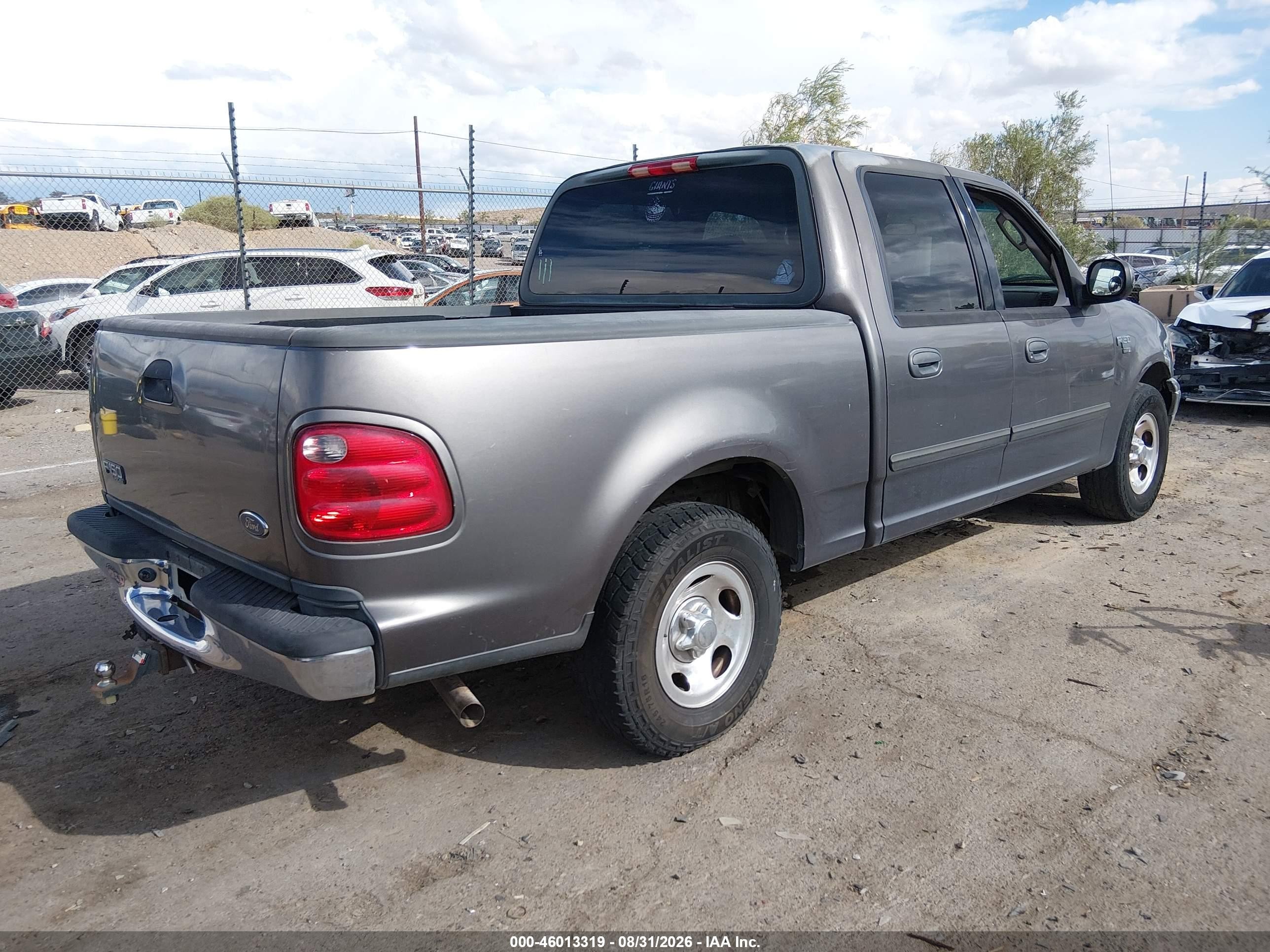 2003 Ford F-150 Lariat/xlt Gray vin: 1FTRW07L53KB73317