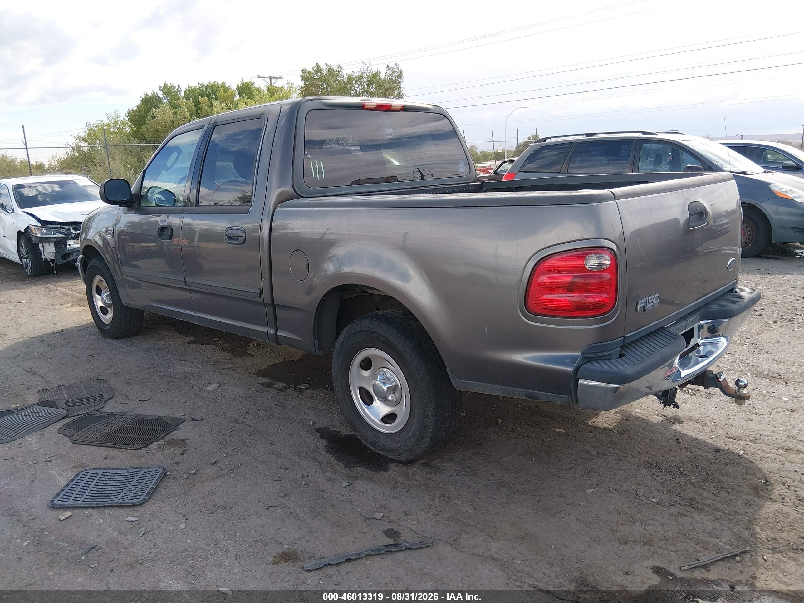 2003 Ford F-150 Lariat/xlt Gray vin: 1FTRW07L53KB73317