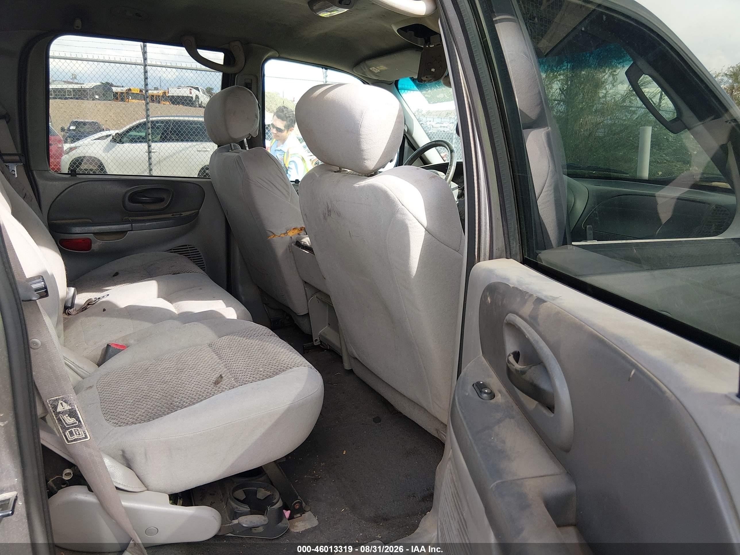2003 Ford F-150 Lariat/xlt Gray vin: 1FTRW07L53KB73317