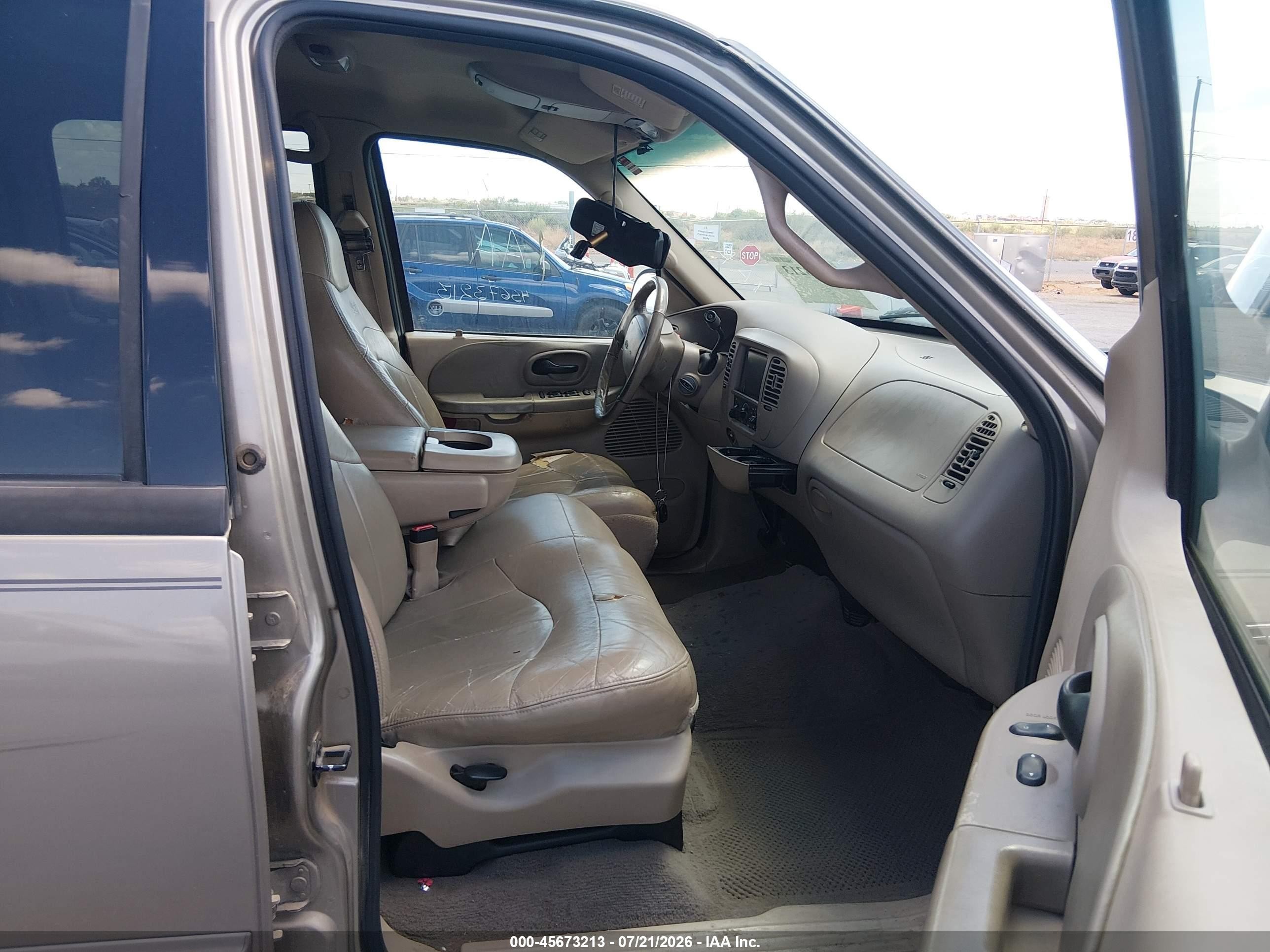 2001 Ford F-150 Harley-davidson Edition/king Ranch Edition/lariat/xlt Beige vin: 1FTRW07L61KF40481