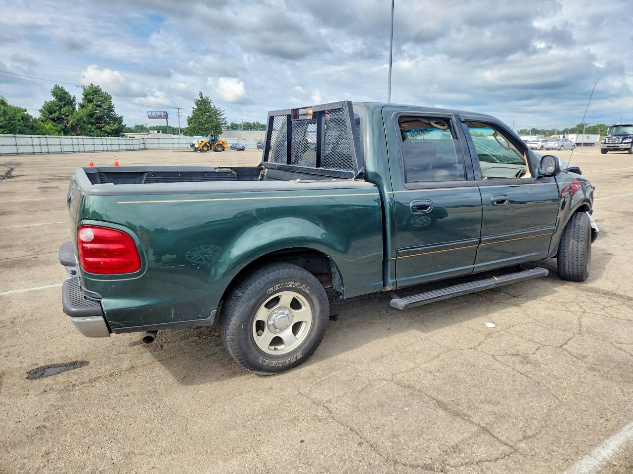 2002 Ford F150 Supercrew Зеленый vin: 1FTRW07L62KD62699