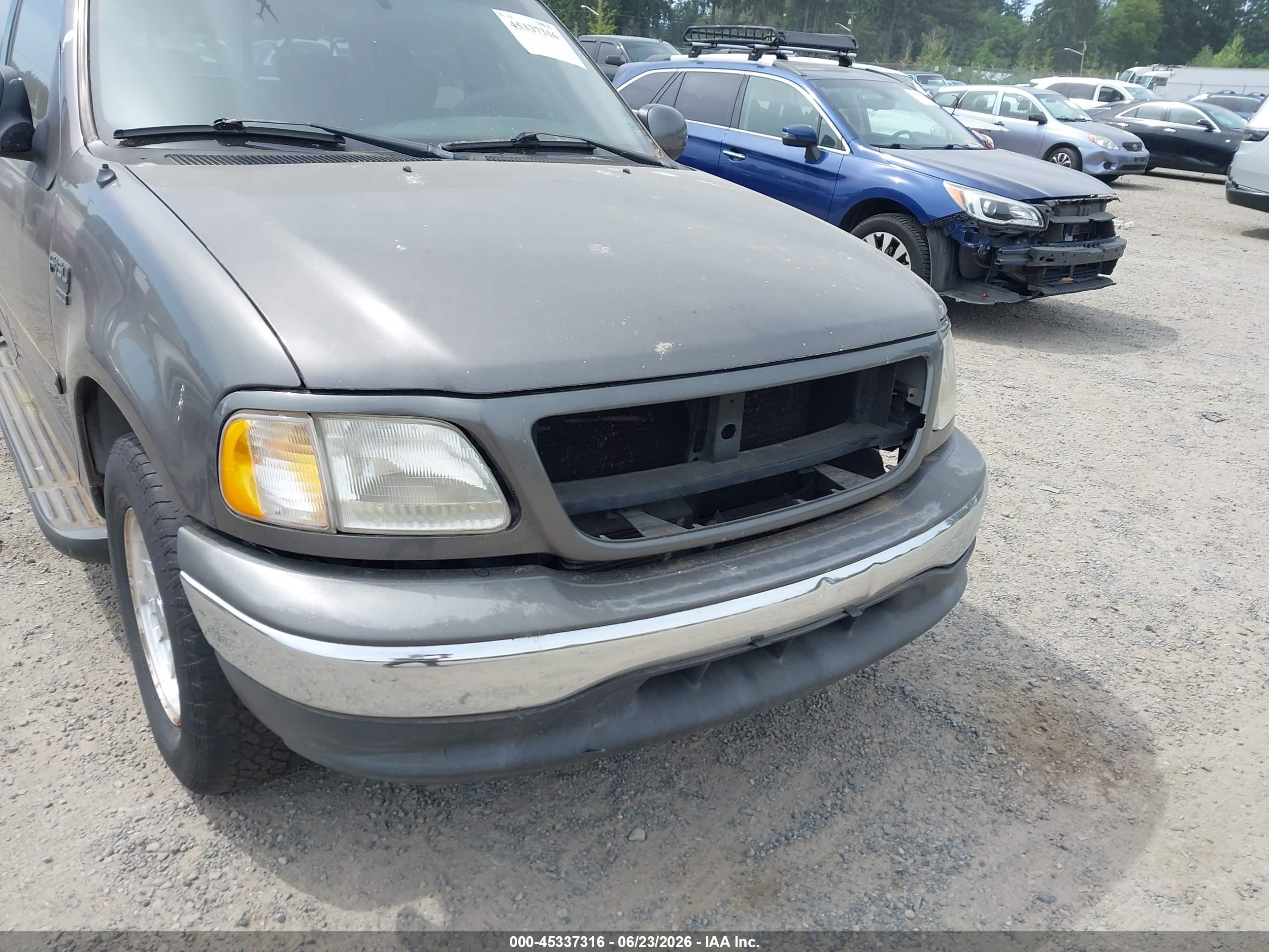2003 Ford F-150 Lariat/xlt Gray vin: 1FTRW07L63KA17979