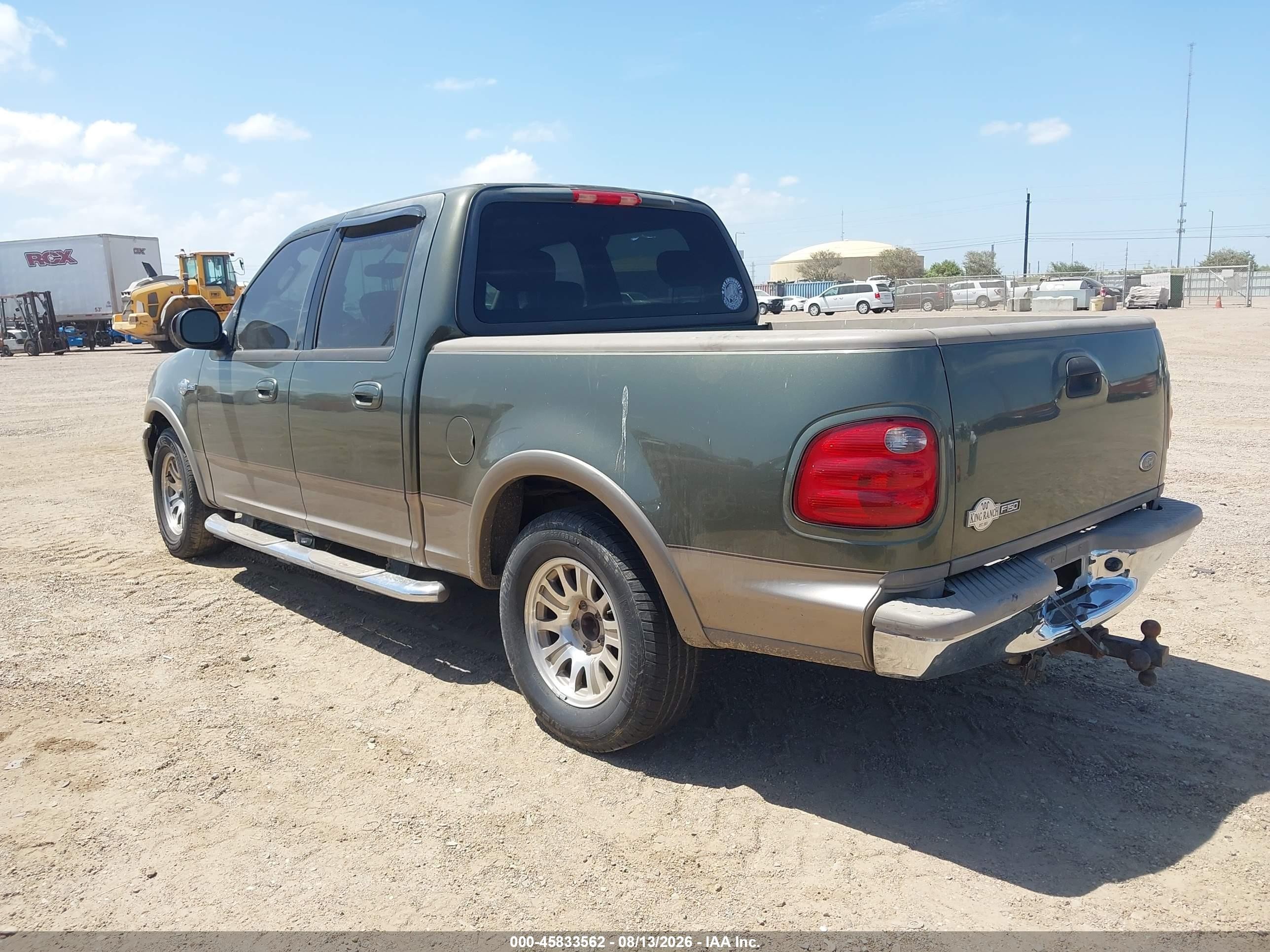 2003 Ford F-150 Lariat/xlt Green vin: 1FTRW07L63KA53543