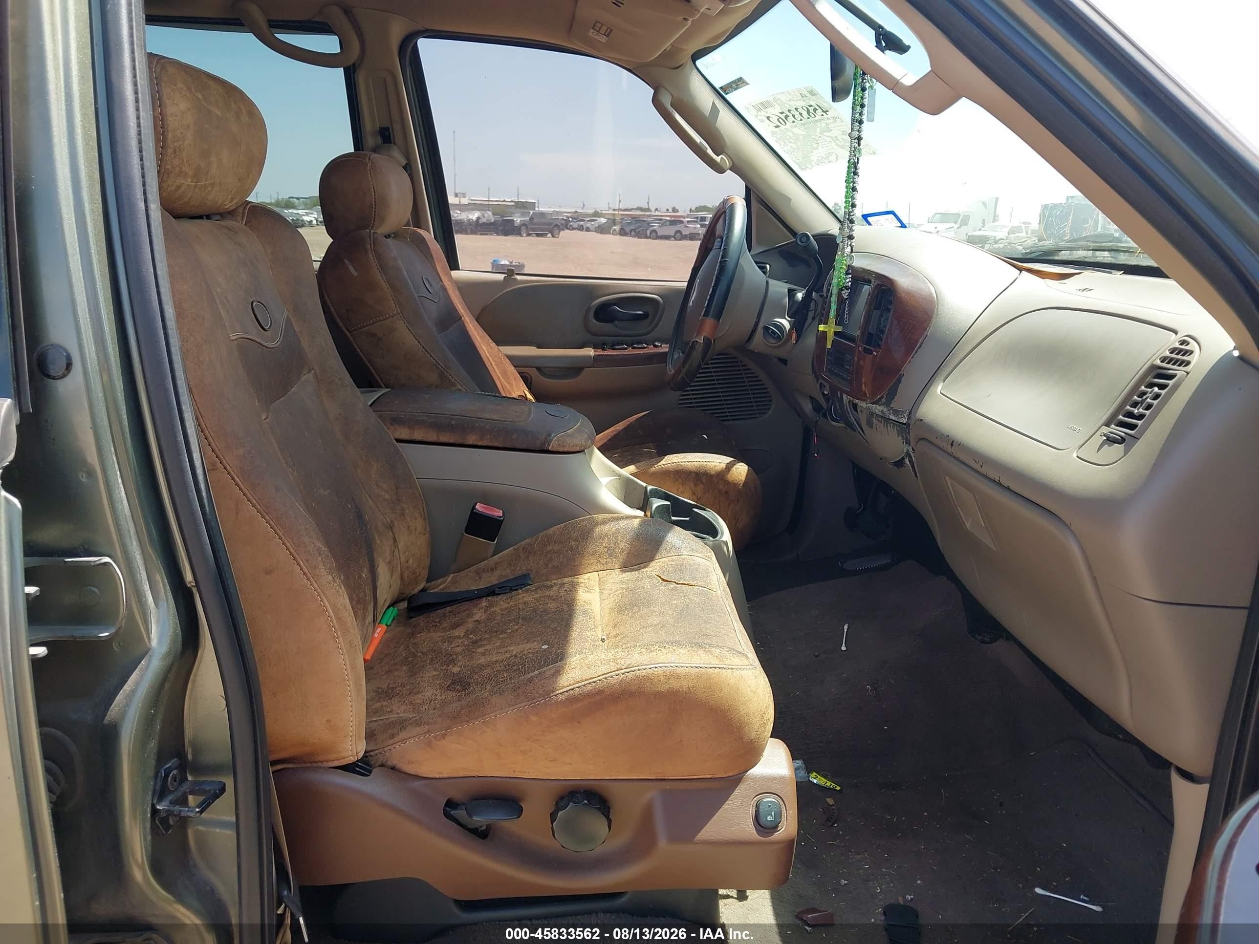 2003 Ford F-150 Lariat/xlt Green vin: 1FTRW07L63KA53543