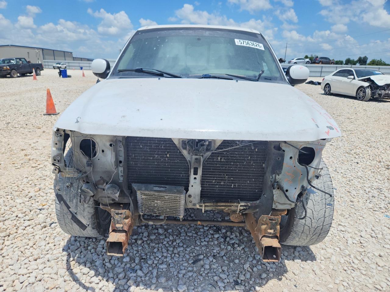 2001 Ford F150 Supercrew White vin: 1FTRW07L71KB09843