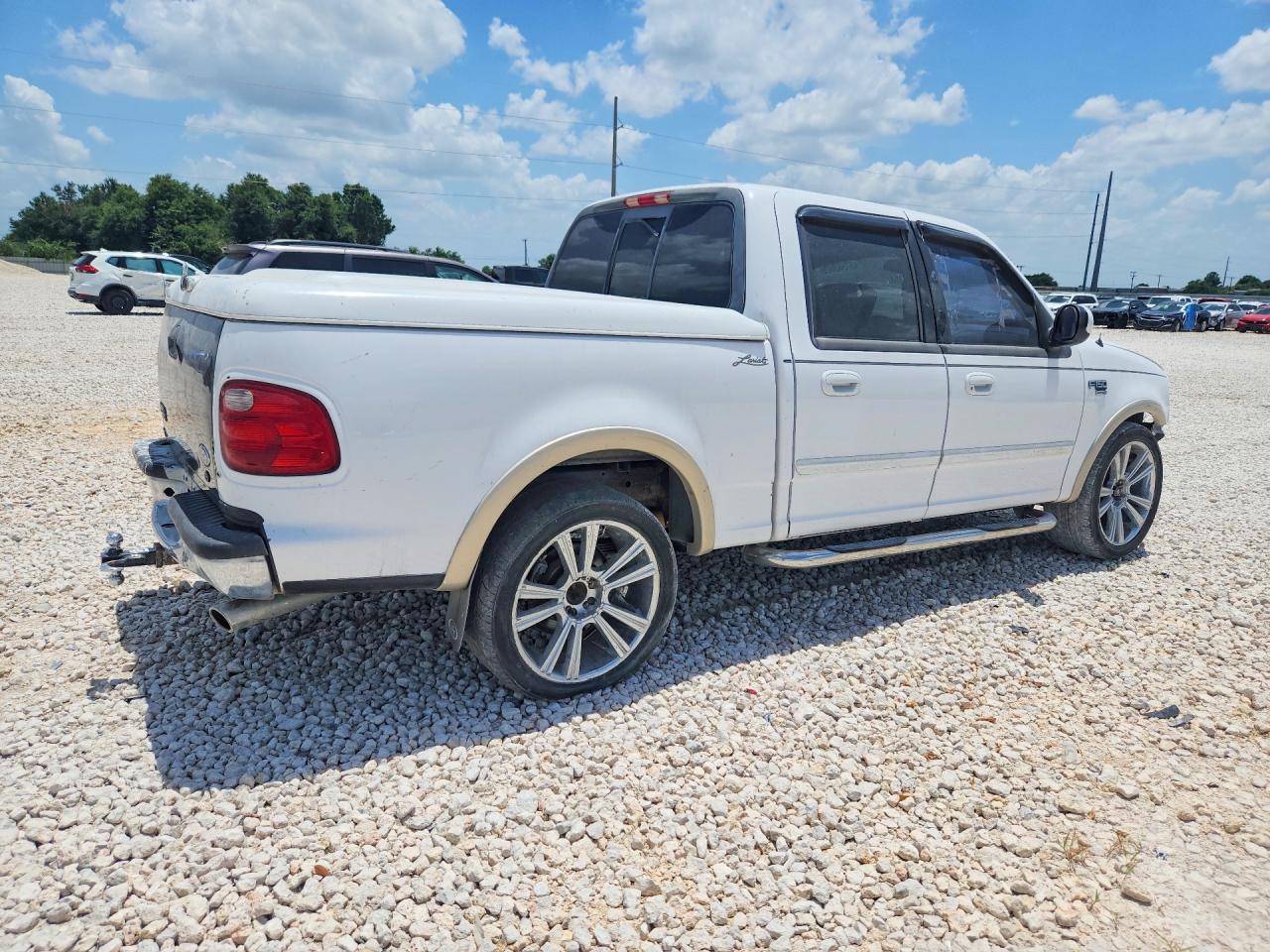 2001 Ford F150 Supercrew White vin: 1FTRW07L71KB09843