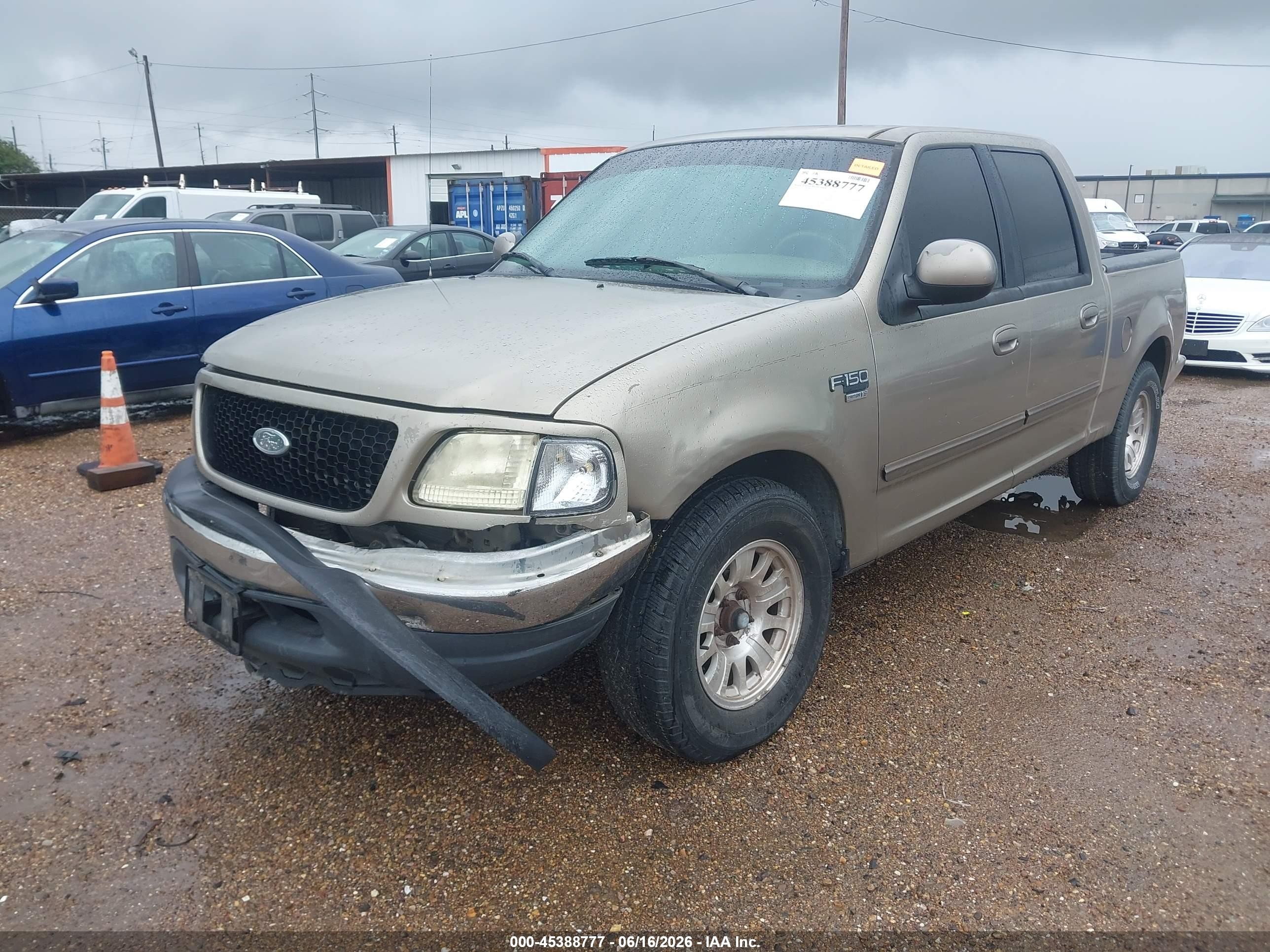 2001 Ford F-150 Harley-davidson Edition/king Ranch Edition/lariat/xlt Tan vin: 1FTRW07L71KB32975