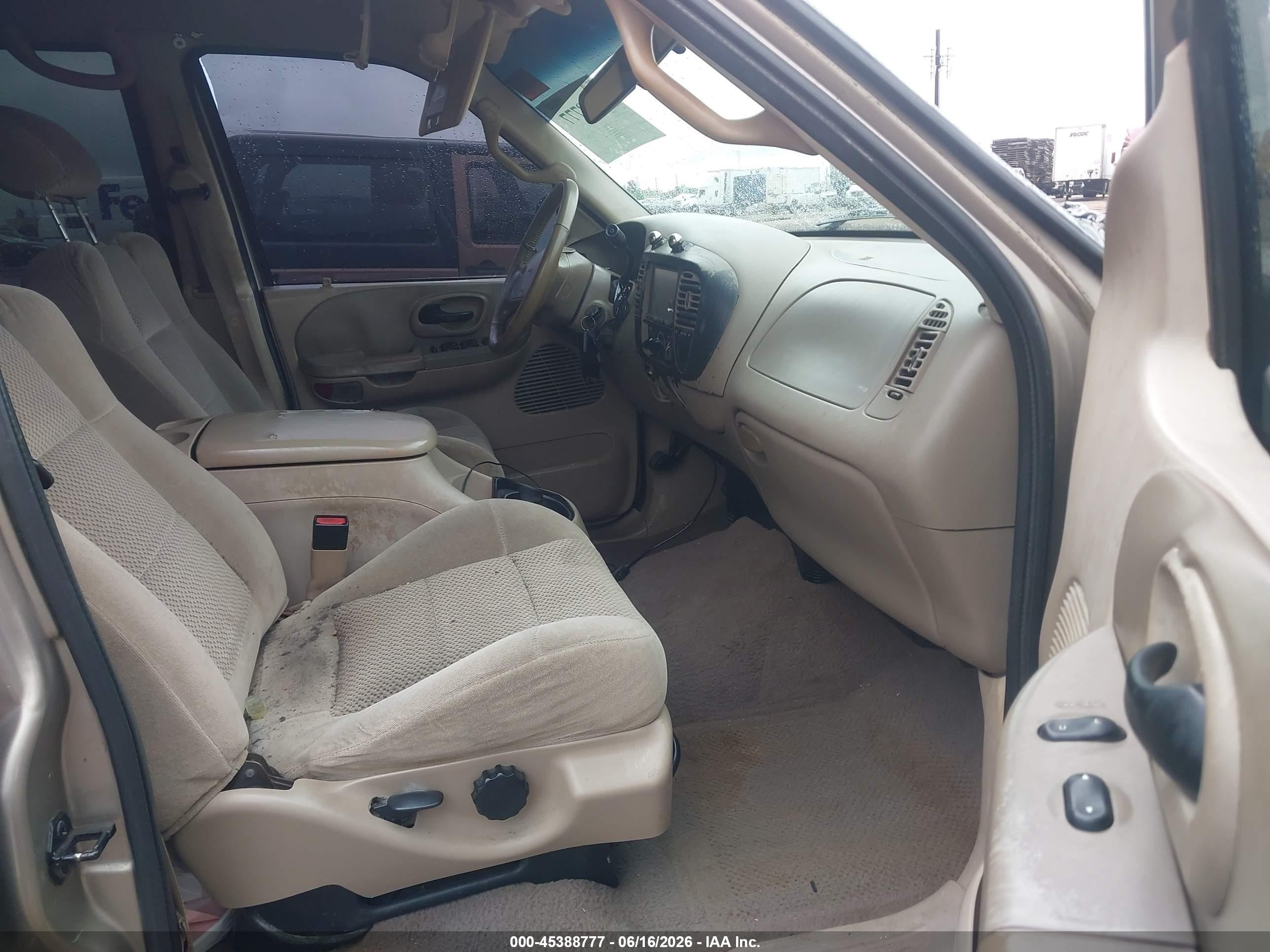 2001 Ford F-150 Harley-davidson Edition/king Ranch Edition/lariat/xlt Tan vin: 1FTRW07L71KB32975