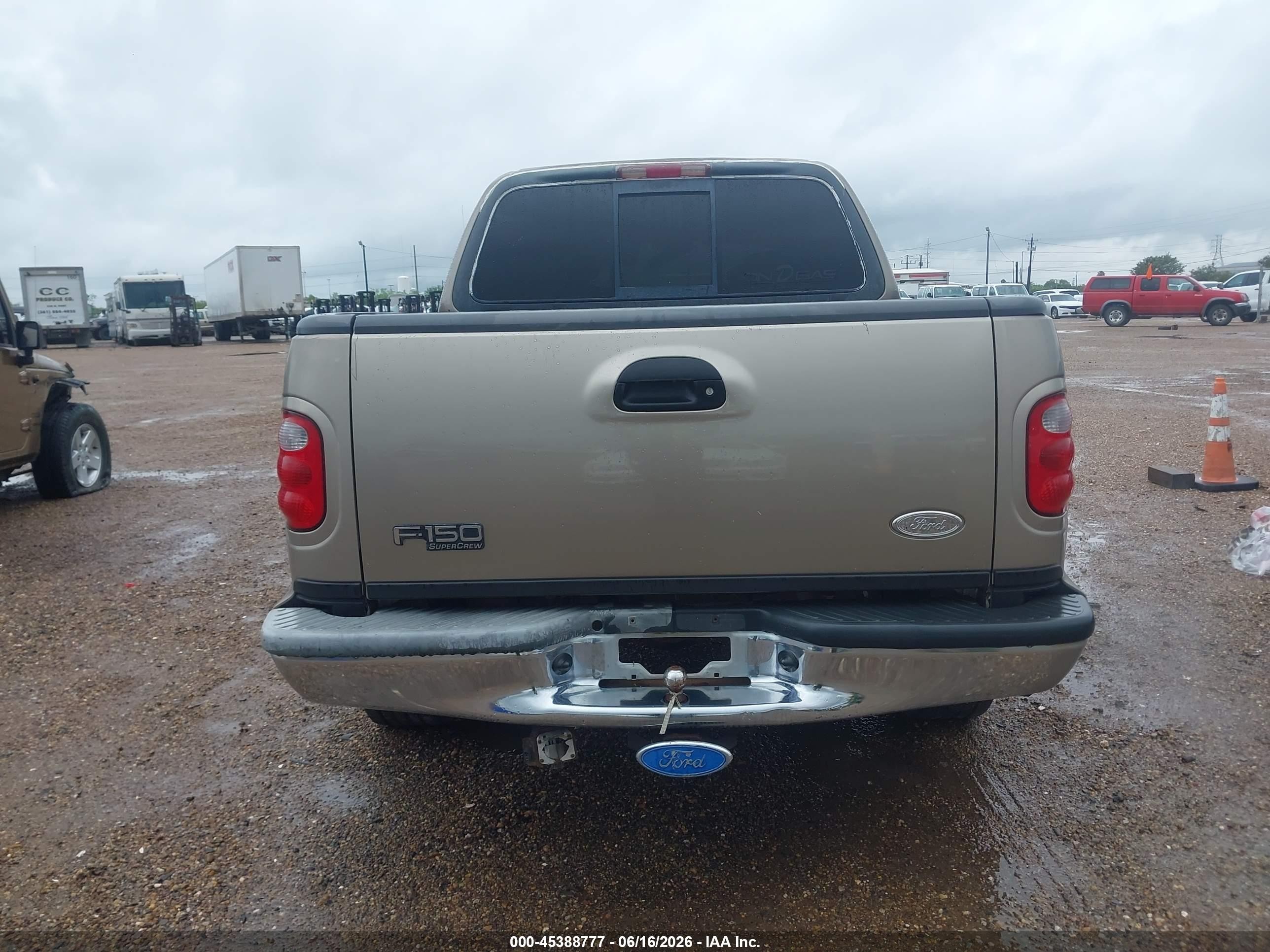 2001 Ford F-150 Harley-davidson Edition/king Ranch Edition/lariat/xlt Tan vin: 1FTRW07L71KB32975