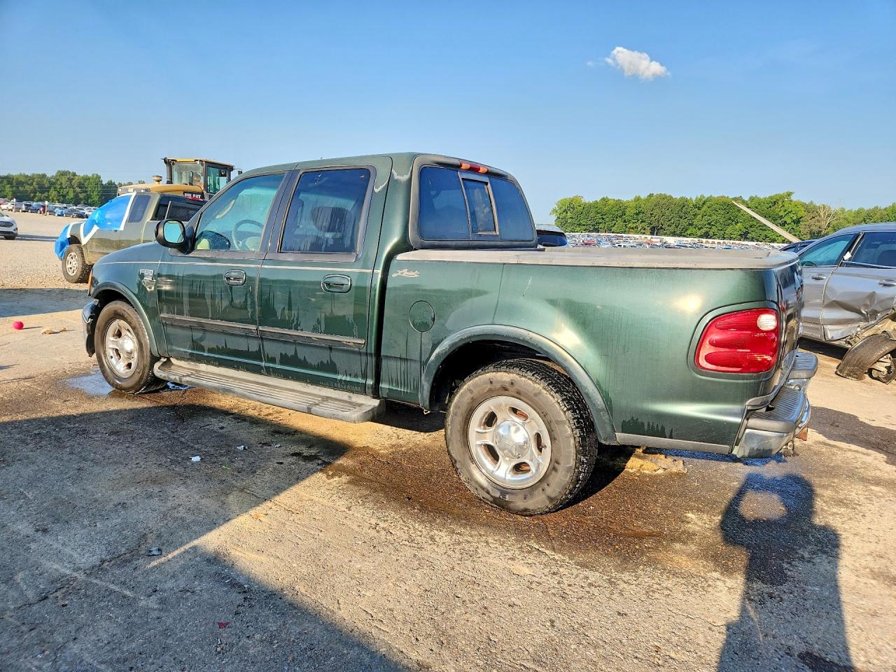 2001 Ford F150 Supercrew Green vin: 1FTRW07L71KF88040