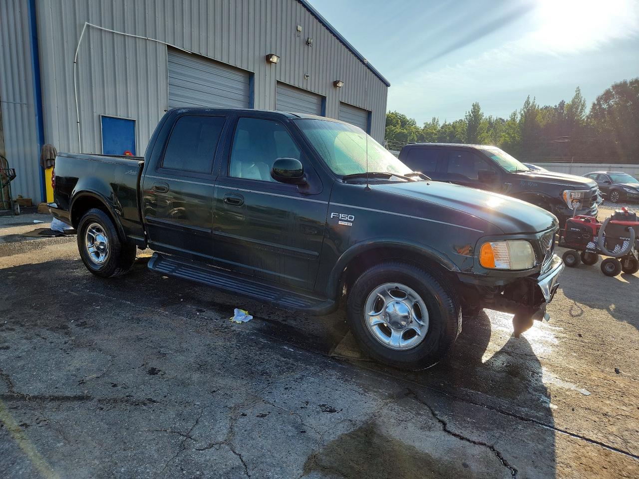 2001 Ford F150 Supercrew Green vin: 1FTRW07L71KF88040