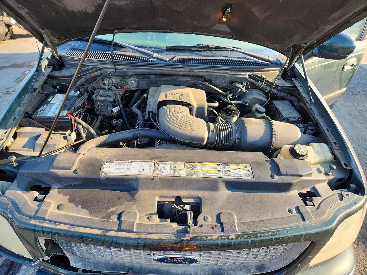 2001 Ford F150 Supercrew Green vin: 1FTRW07L71KF88040