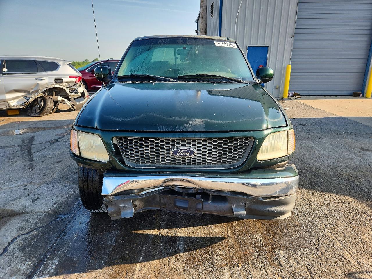 2001 Ford F150 Supercrew Green vin: 1FTRW07L71KF88040
